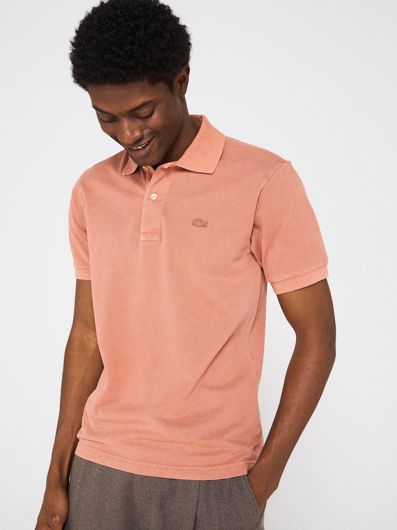 undefined Classic Fit L1212 Washed Polo Shirt - Brown