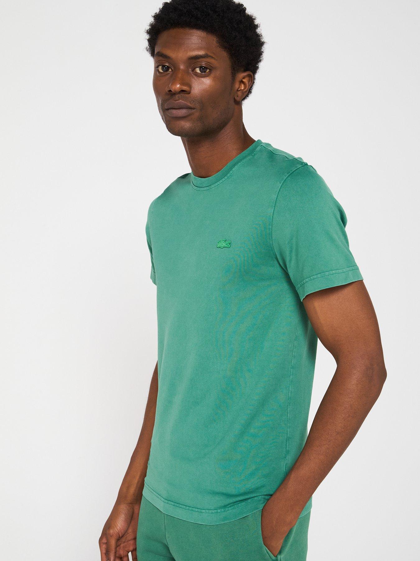 undefined Regular Fit Washed Heavy Jersey T-Shirt - Green