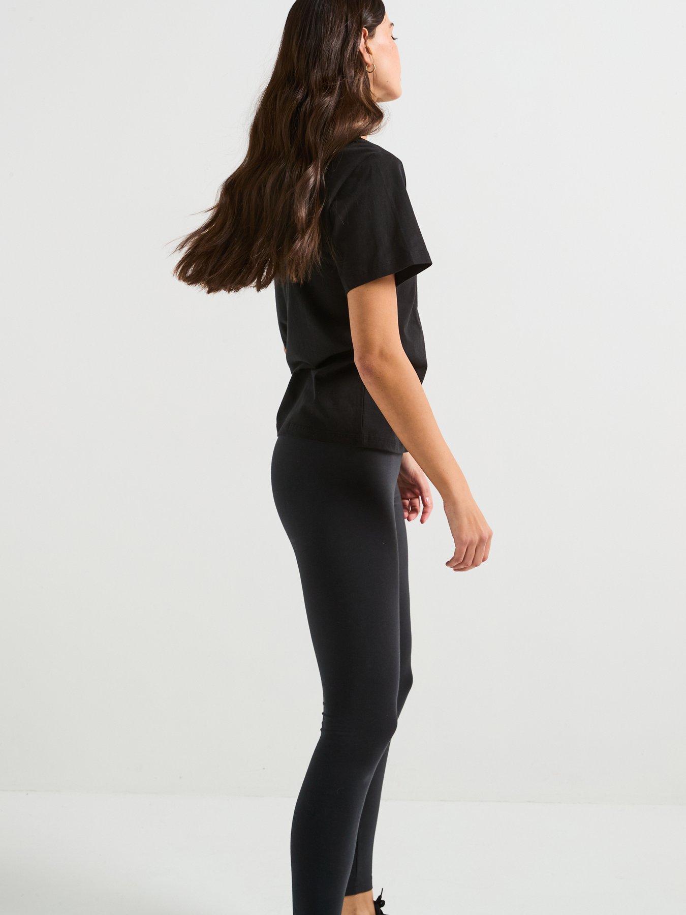  image of adidas-sportswear-womens-essentials-cotton-t-shirt-black
