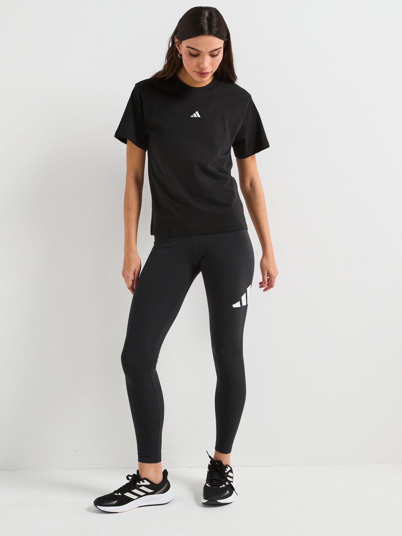  image of adidas-sportswear-womens-essentials-cotton-t-shirt-black