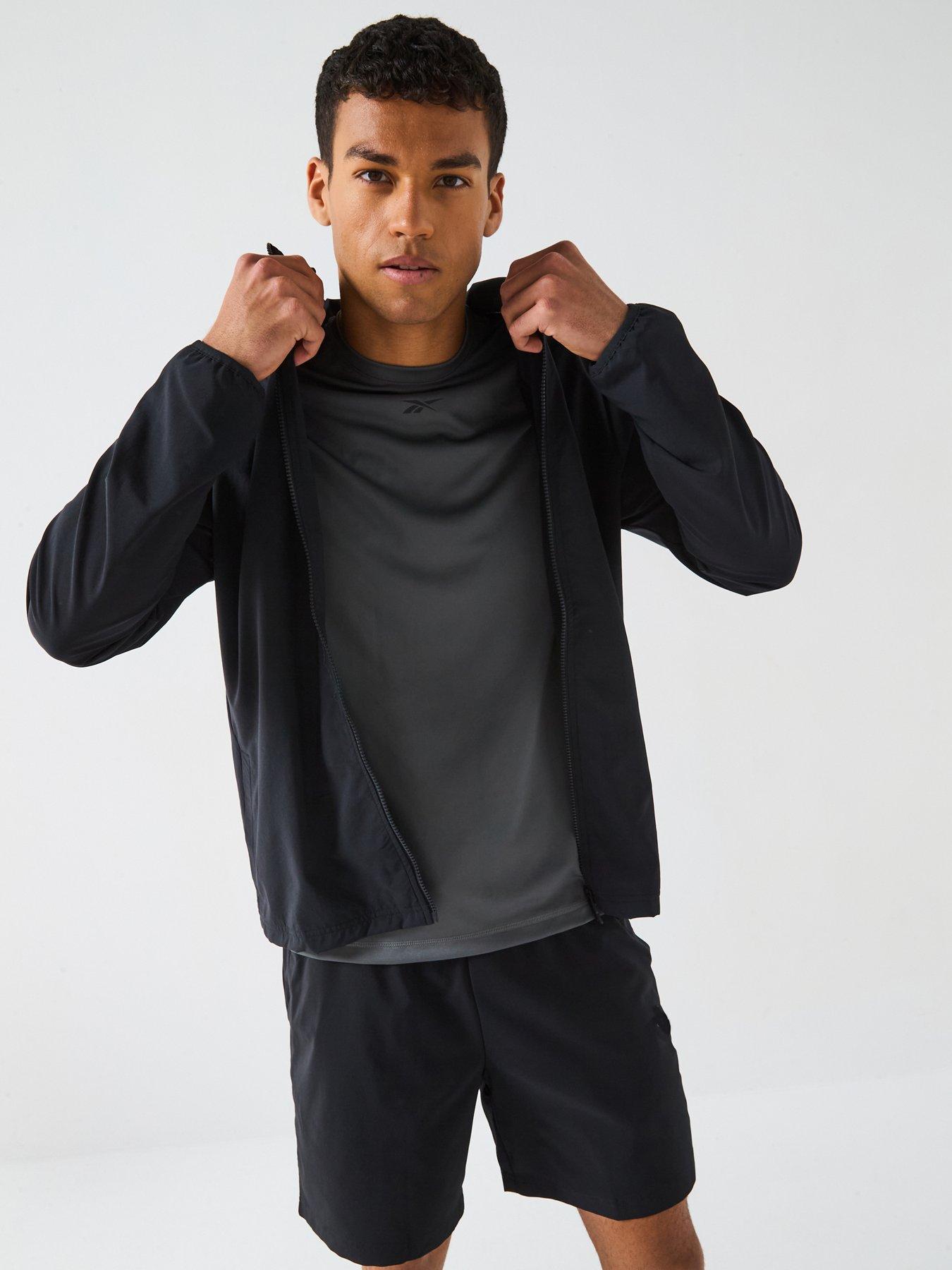 Reebok Mens Id Training Woven Jacket - Black