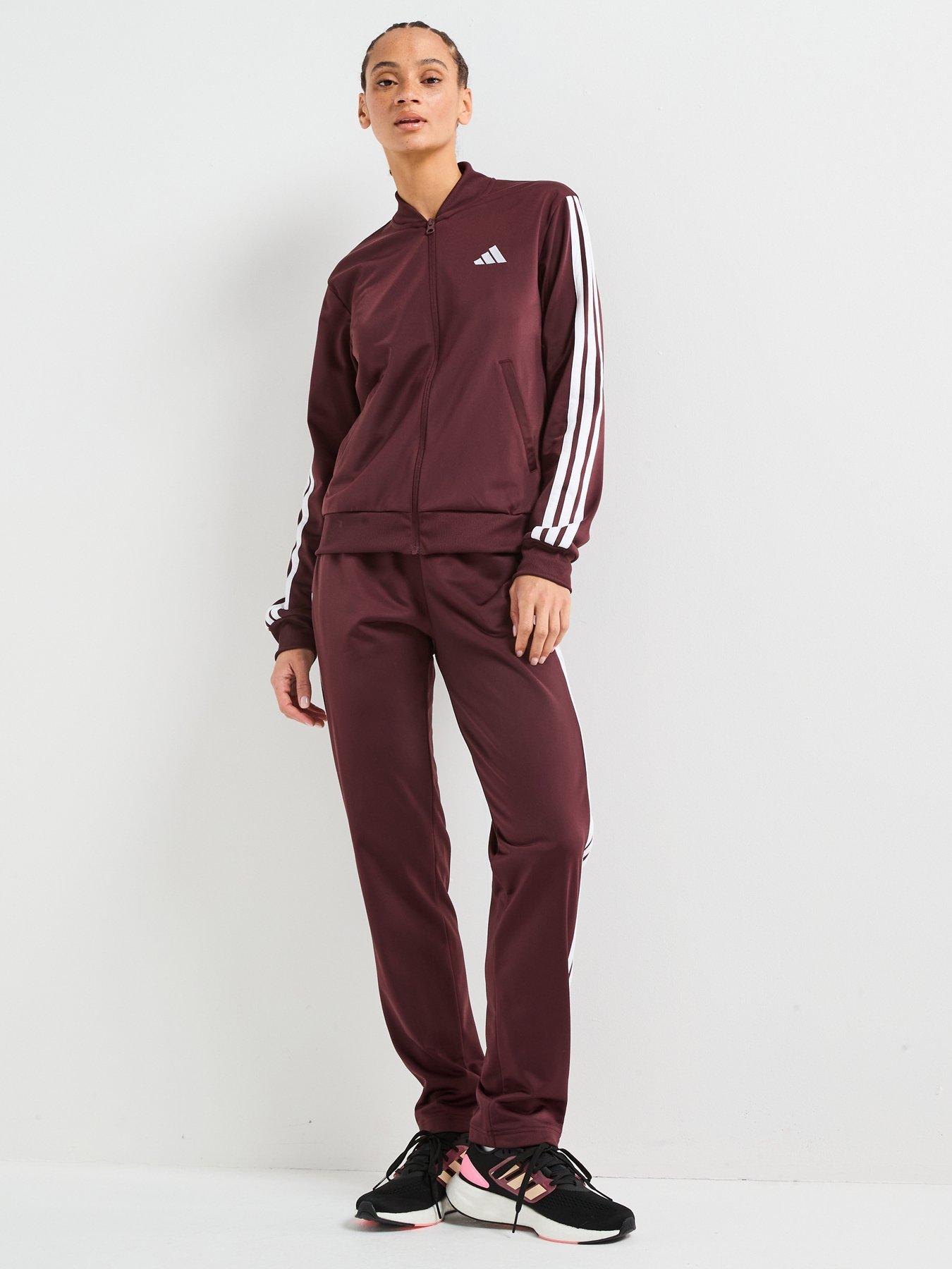 adidas-sportswear-womens-essentials-3-stripes-track-suit-red