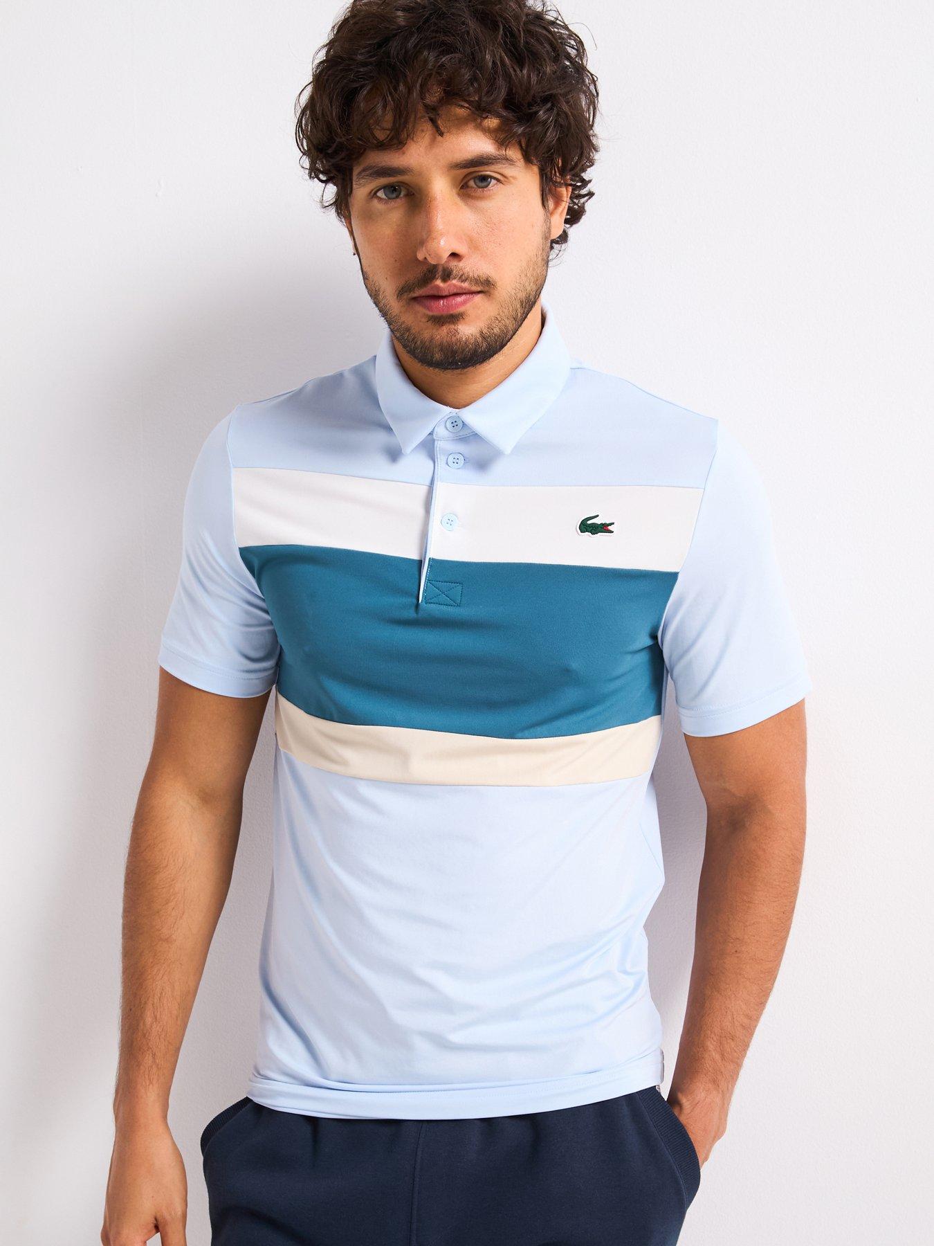  image of lacoste-regular-fit-ultra-dry-stretch-jersey-golf-polo-shirt-light-blue