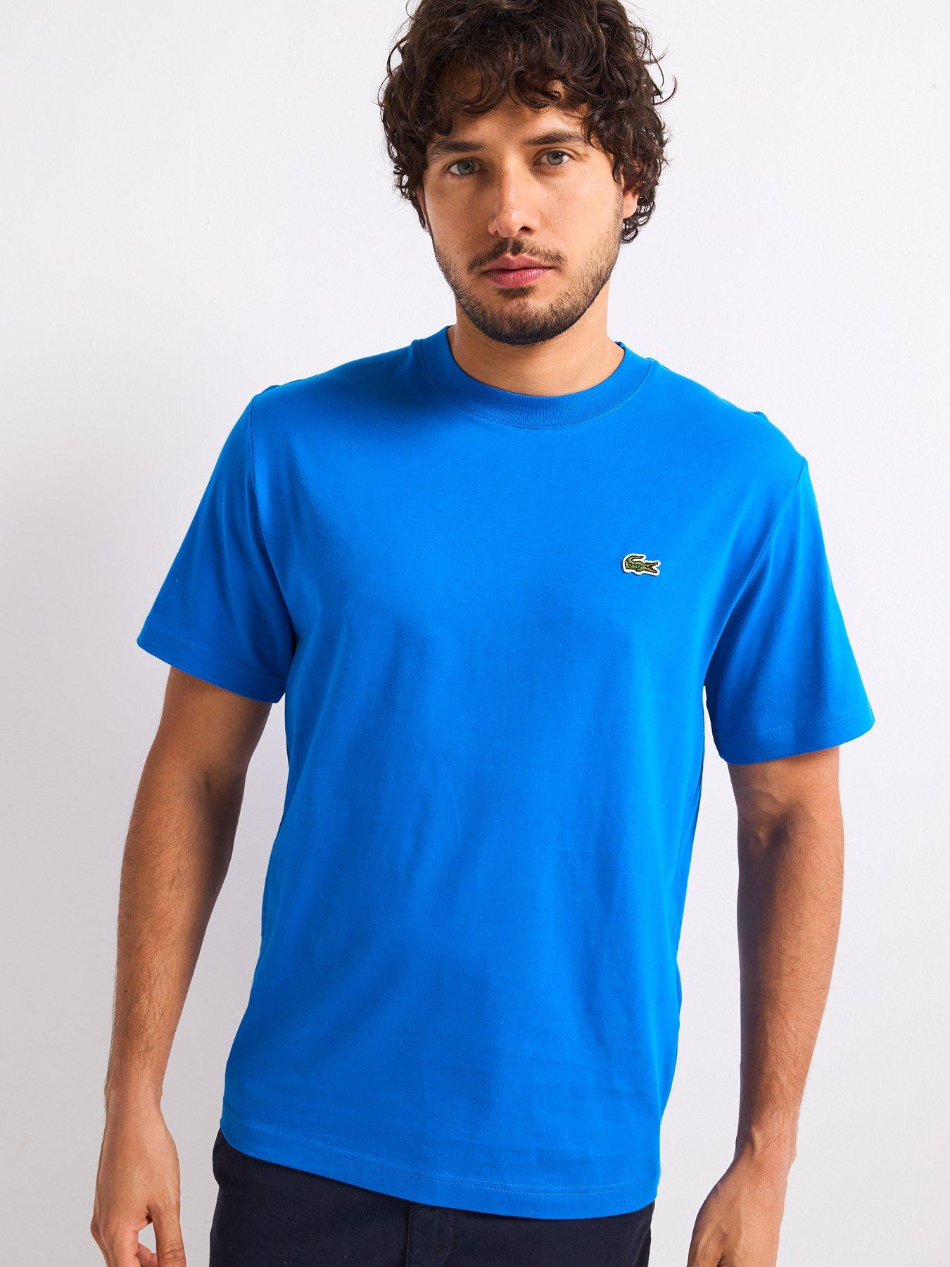  image of lacoste-classic-fit-mid-weight-cotton-jersey-t-shirt-blue