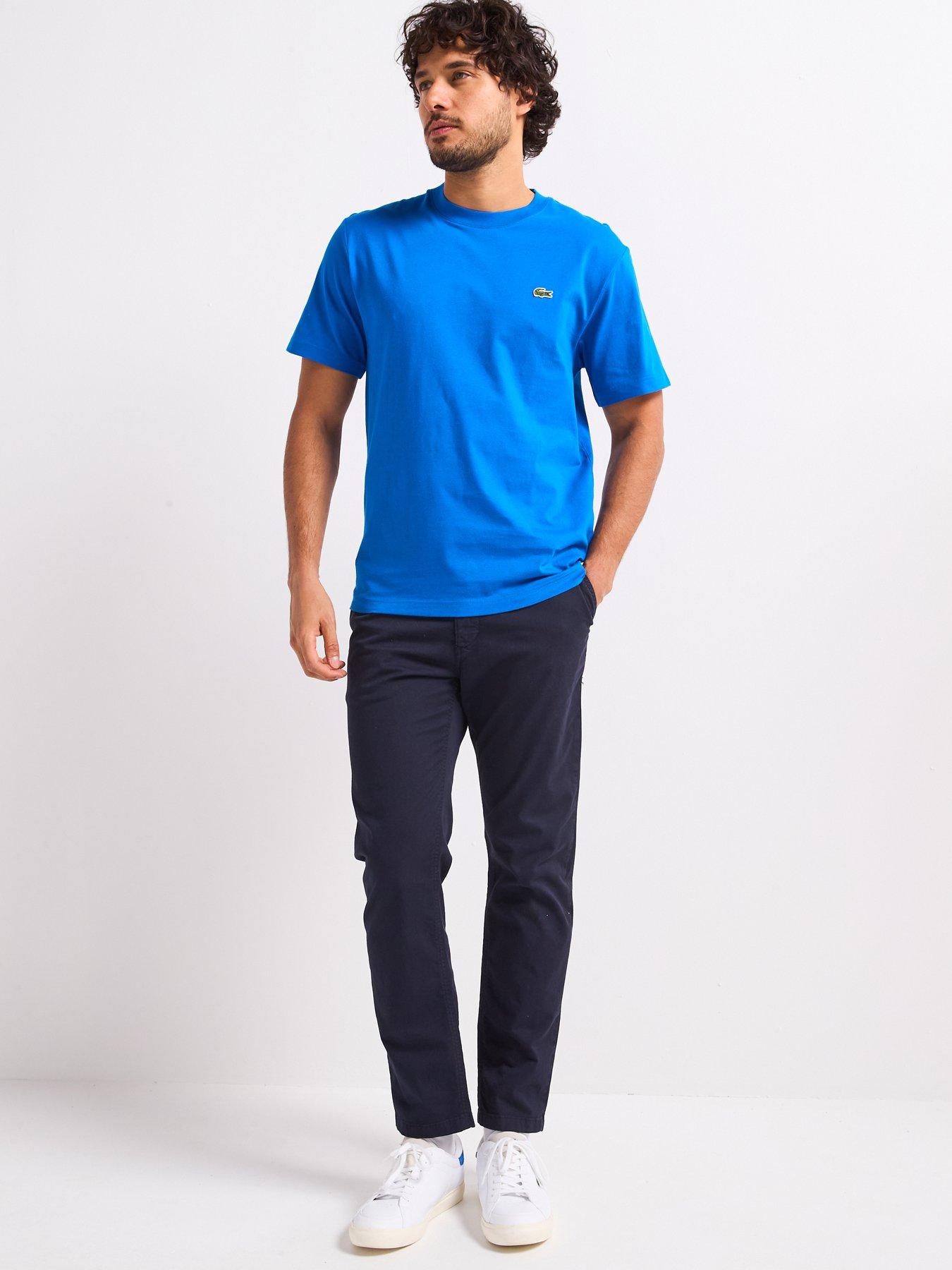  image of lacoste-classic-fit-mid-weight-cotton-jersey-t-shirt-blue