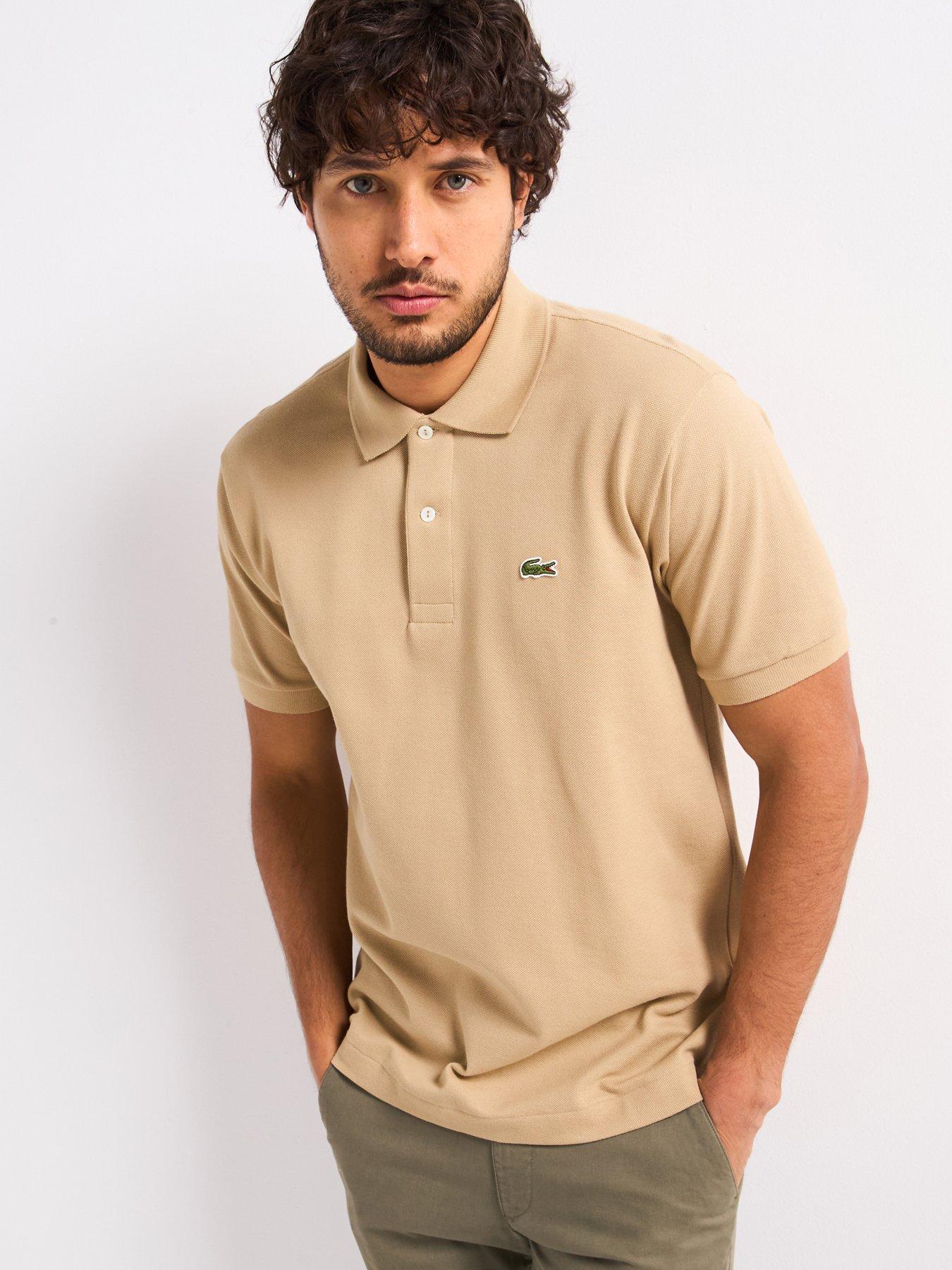 undefined L12.12 Classic Fit Piqué Polo Shirt - Beige