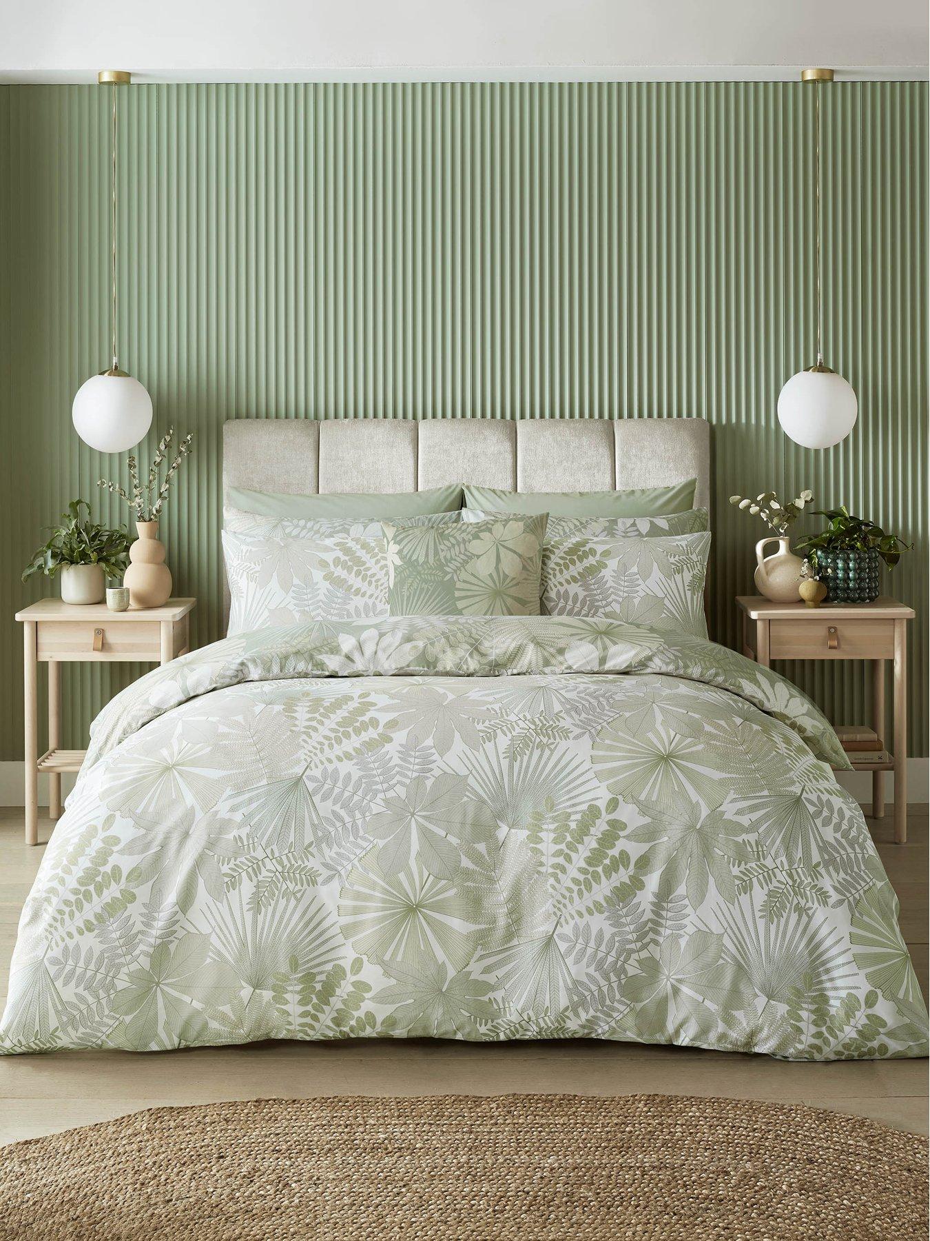 undefined Bohemia Sage100% Cotton Sateen Duvet Set
