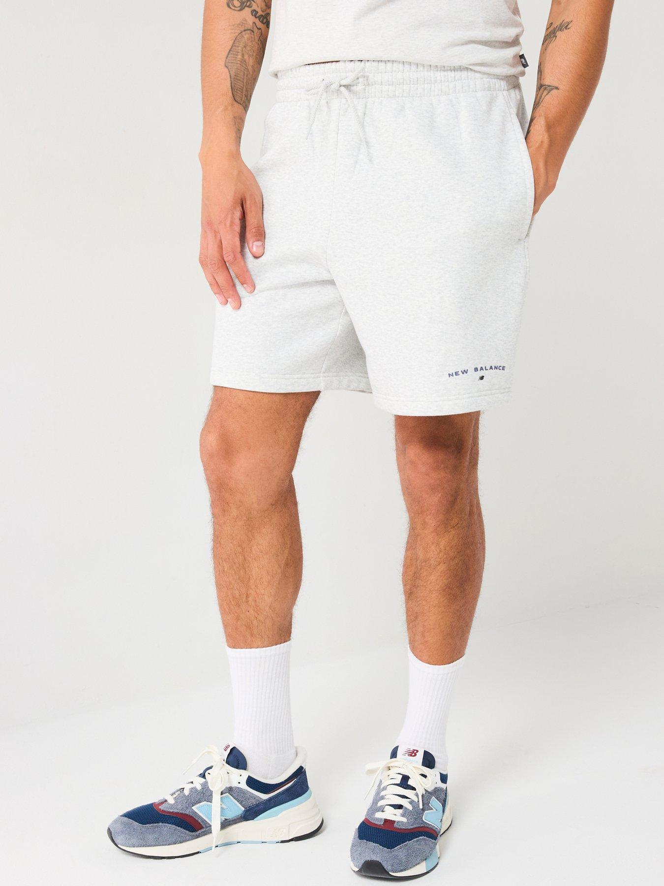  image of new-balance-mens-sportswear-94-fleece-shorts-grey