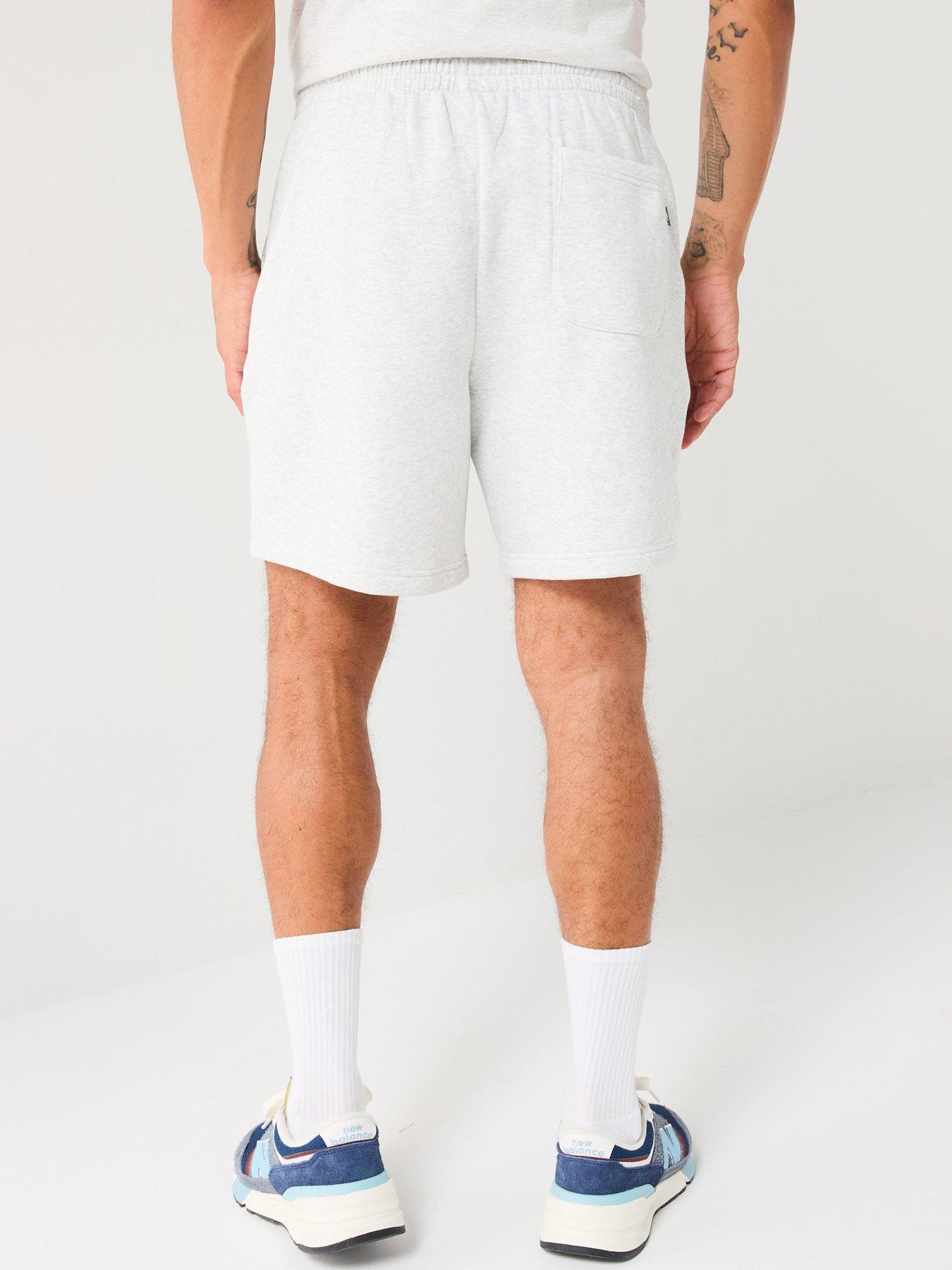  image of new-balance-mens-sportswear-94-fleece-shorts-grey