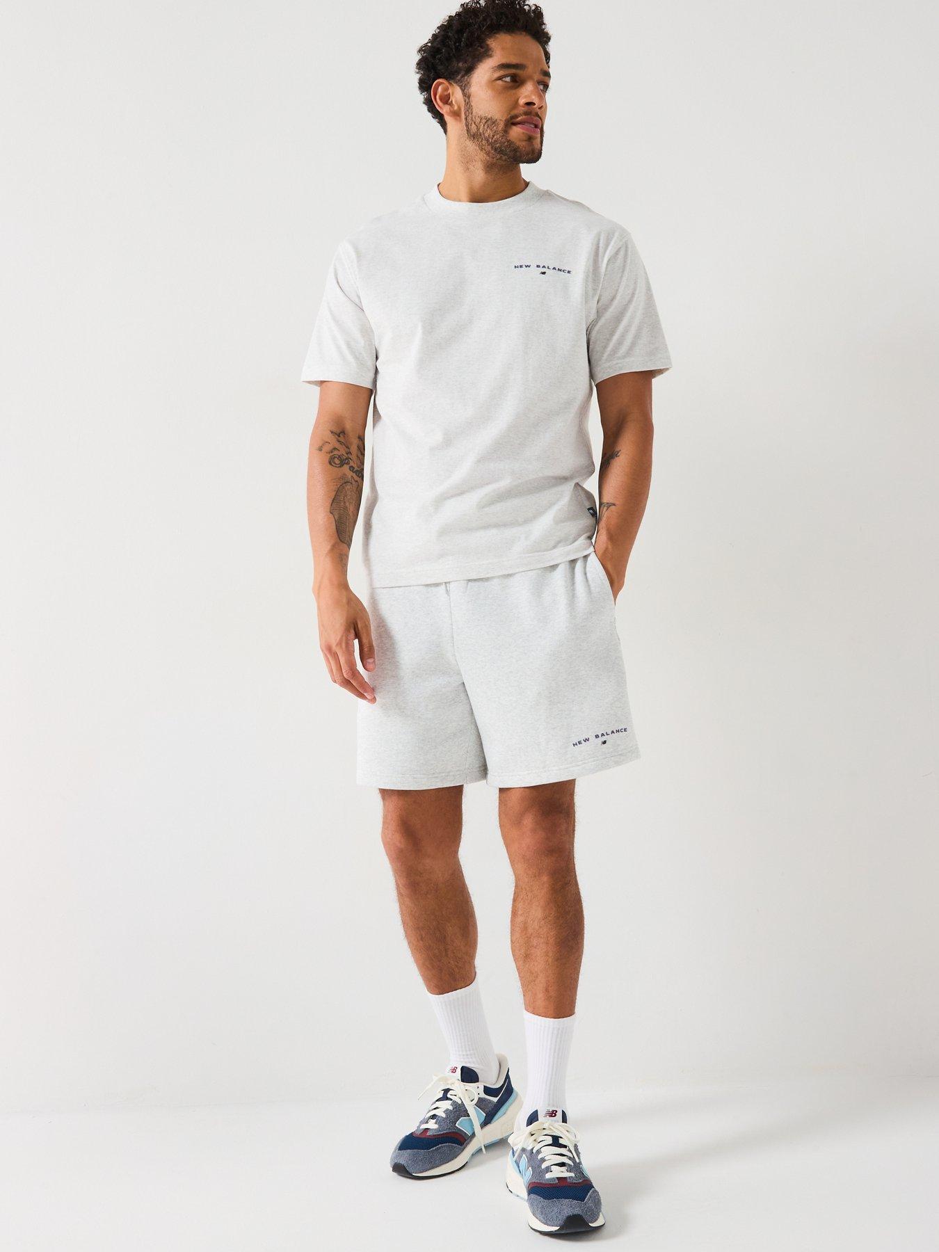  image of new-balance-mens-sportswear-94-fleece-shorts-grey