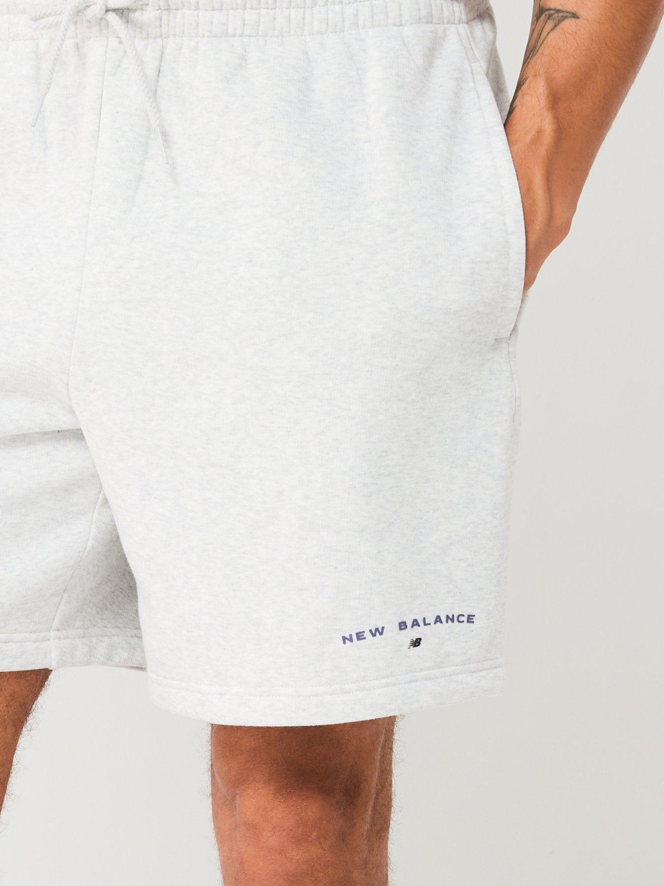  image of new-balance-mens-sportswear-94-fleece-shorts-grey