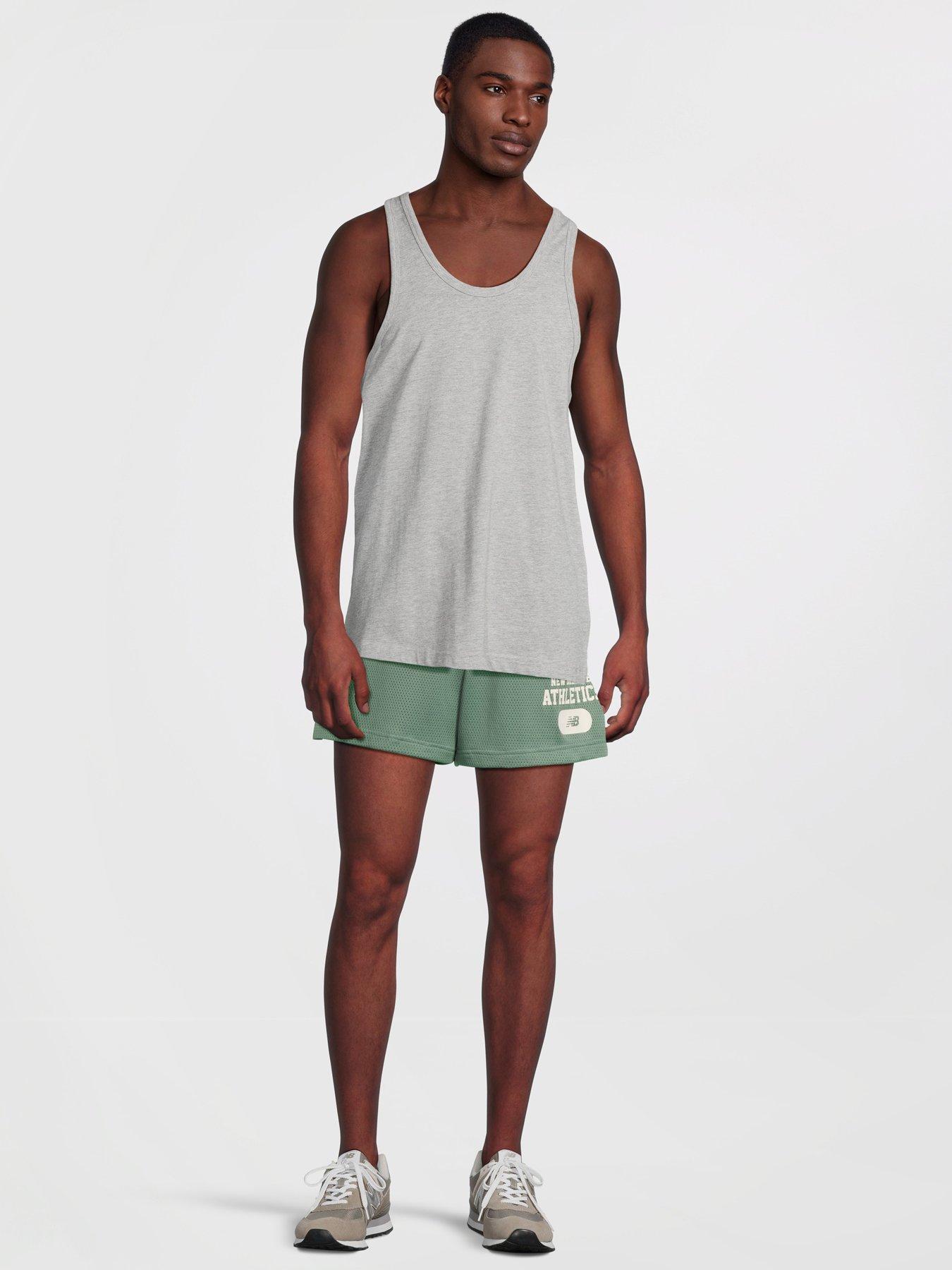 Image 3 of 5 of New Balance Men's Sport Essentials Mesh Graphic 5Inch Shorts - Darkjuni (Dkj)