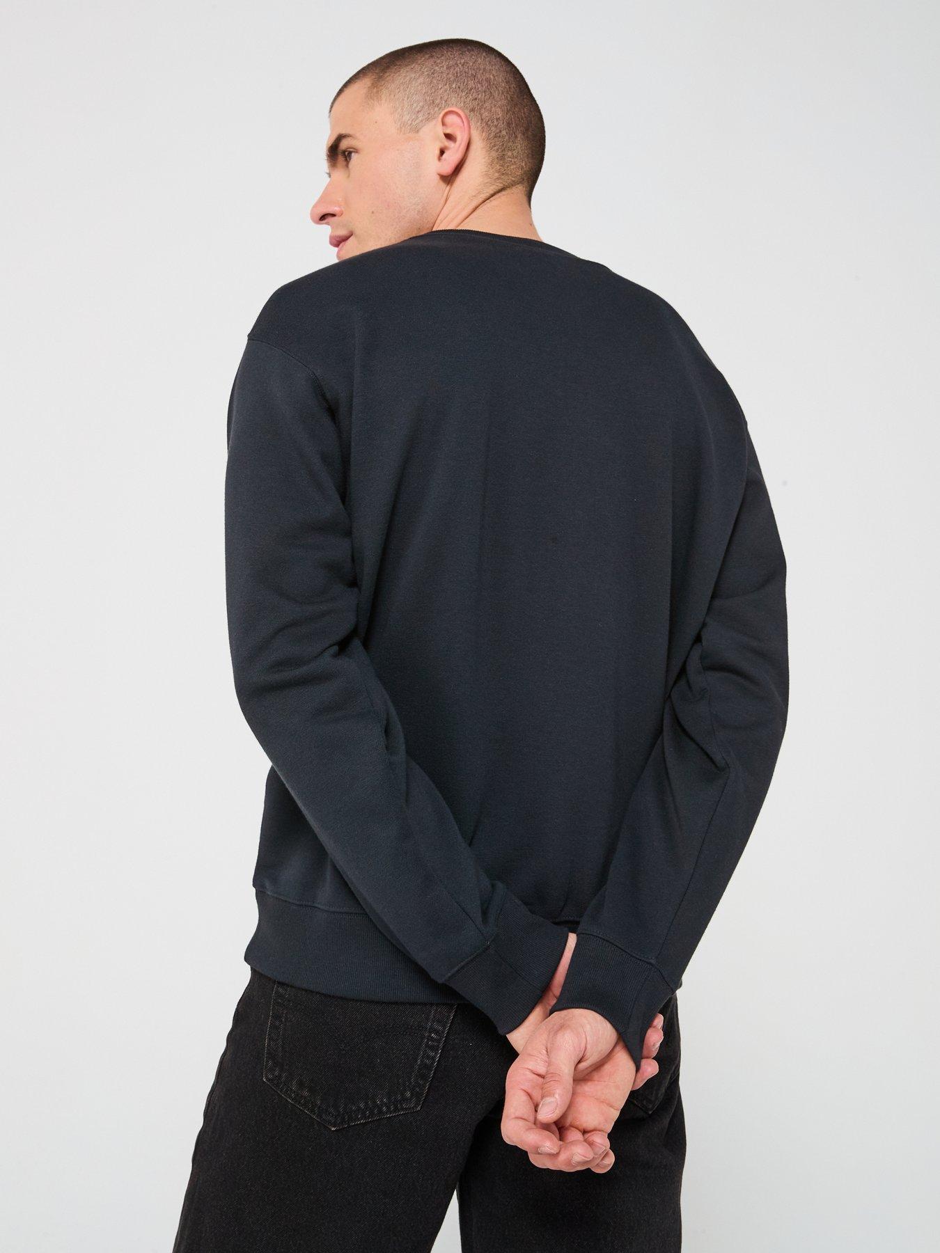 Image 2 of 4 of New Balance Men's Sport Essentials French Terry Crew Sweatshirt &nbsp;- Black