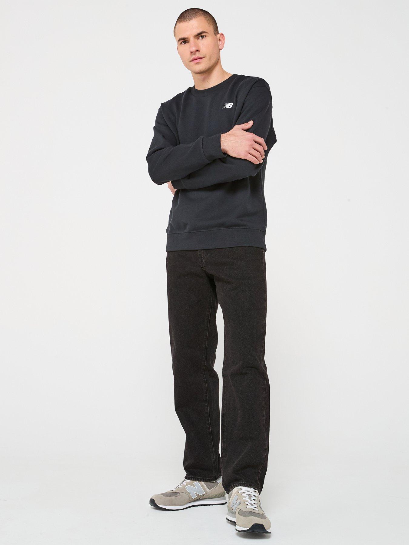  image of new-balance-mens-sport-essentials-french-terry-crew-sweatshirt-nbsp--black