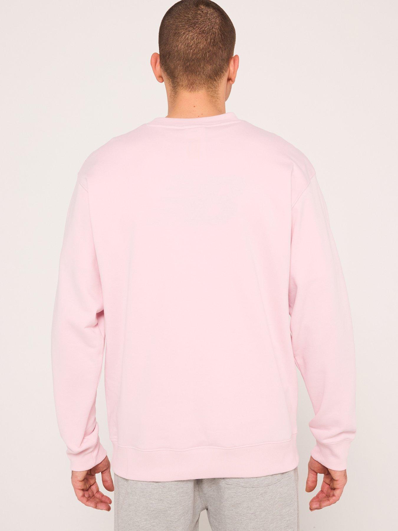  image of new-balance-mens-sport-essentials-french-terry-crew-sweatshirt-pink