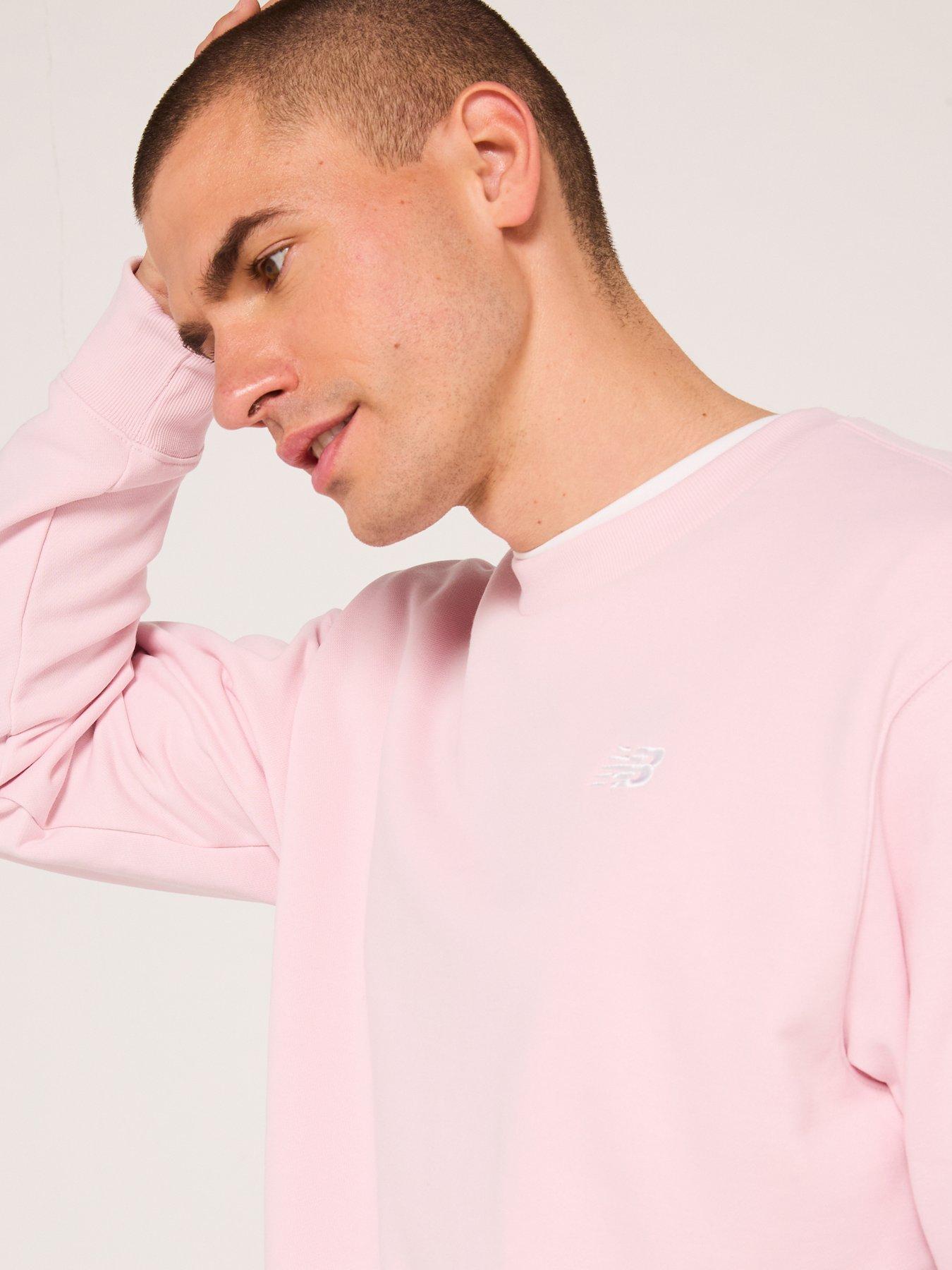  image of new-balance-mens-sport-essentials-french-terry-crew-sweatshirt-pink
