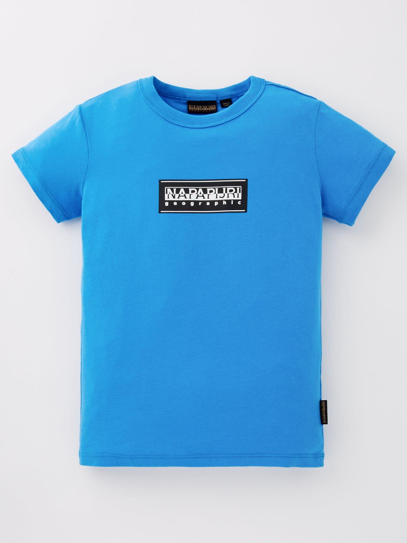 napapijri-kids-chamois-box-logo-t-shirt-blue