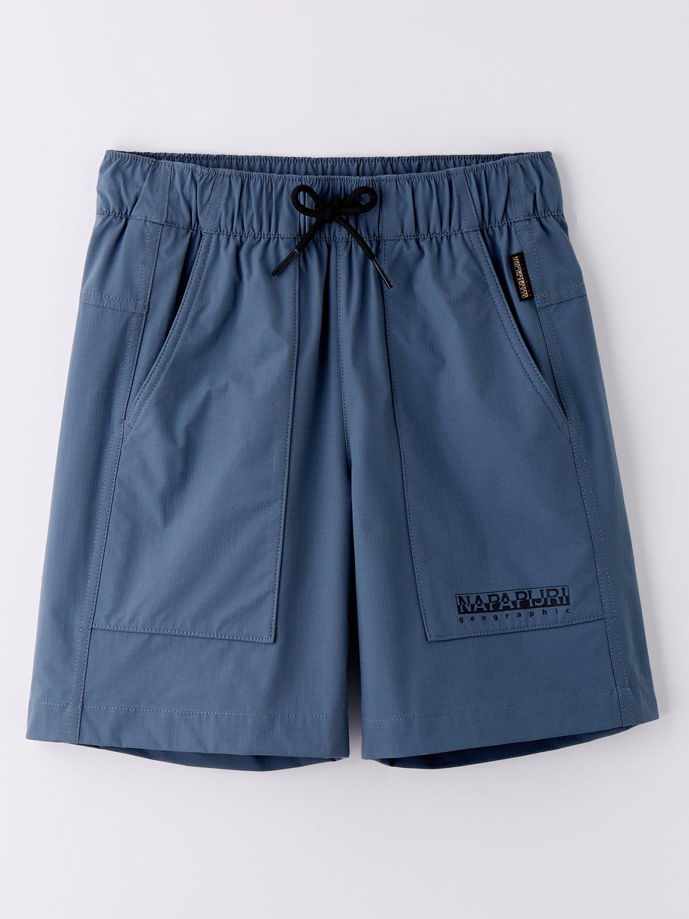 napapijri-kids-marem-woven-shorts-grey