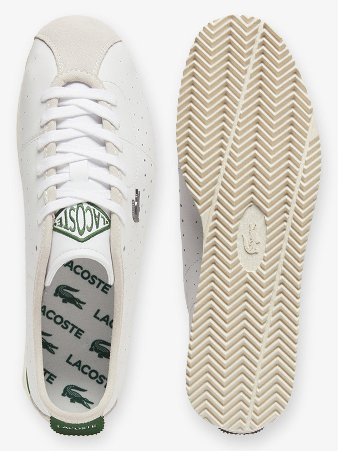  image of lacoste-club-low-runner-trainers--white