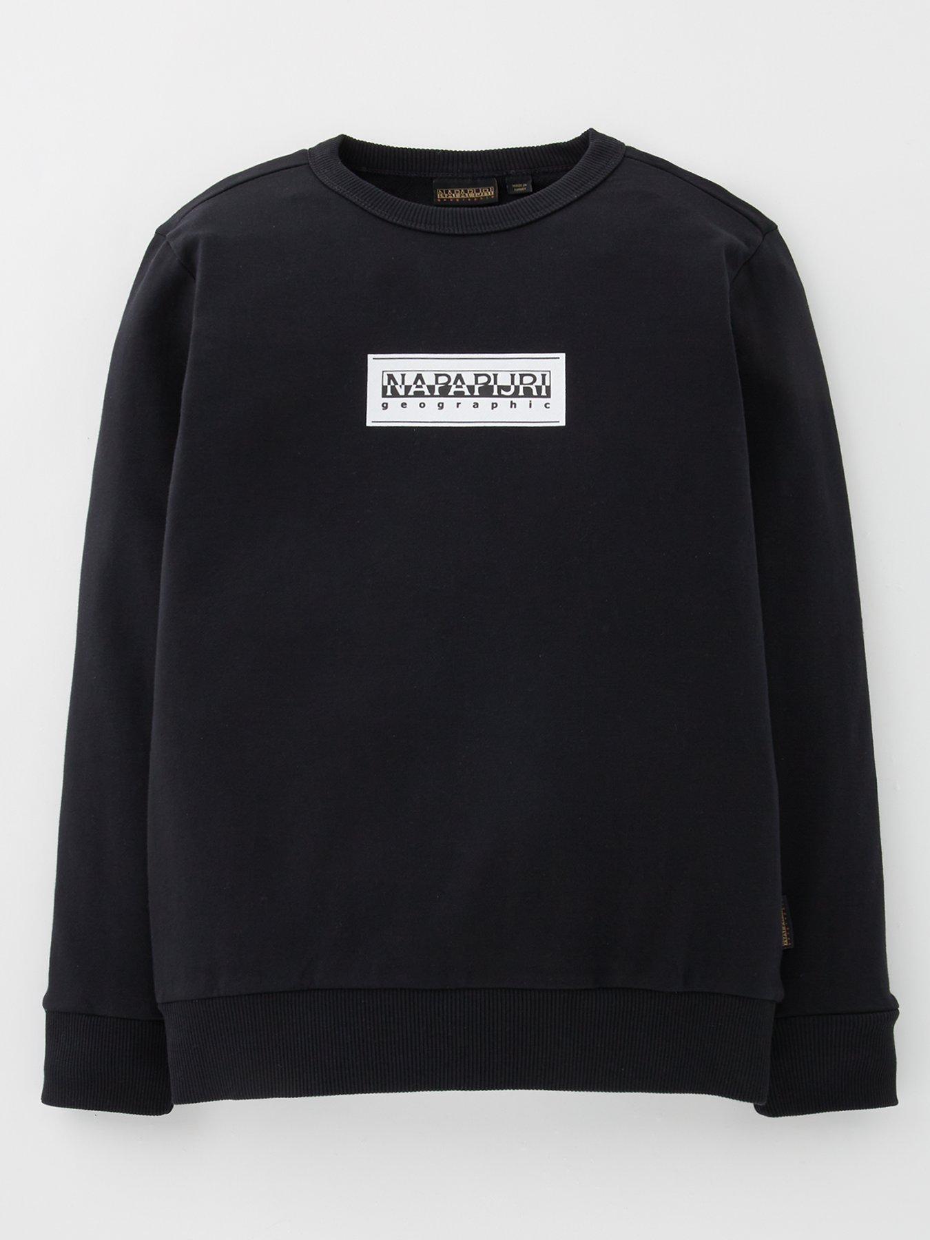 napapijri-kids-chamois-box-logo-crew-sweatshirt-black