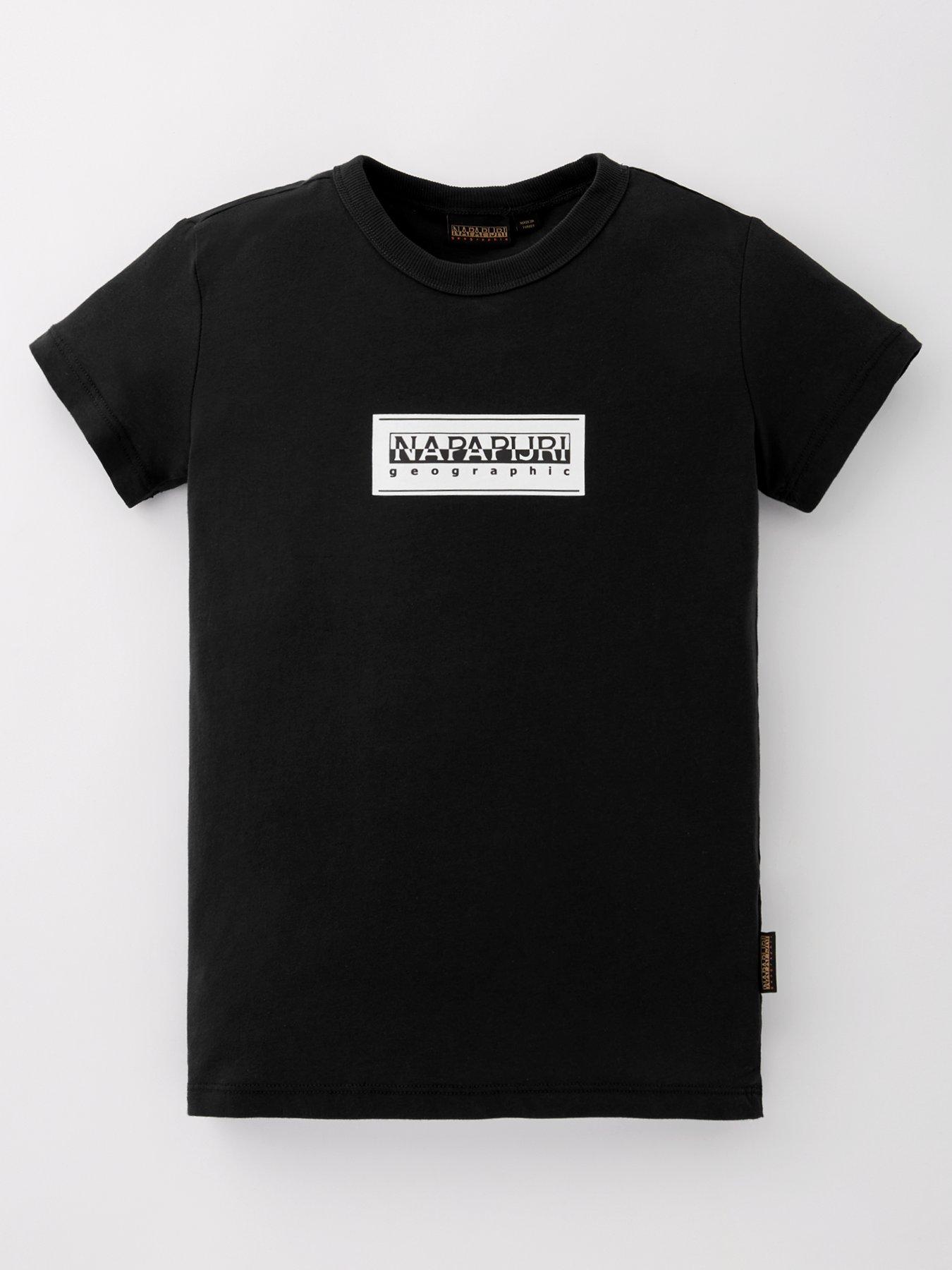 napapijri-kids-chamois-box-logo-t-shirt-black