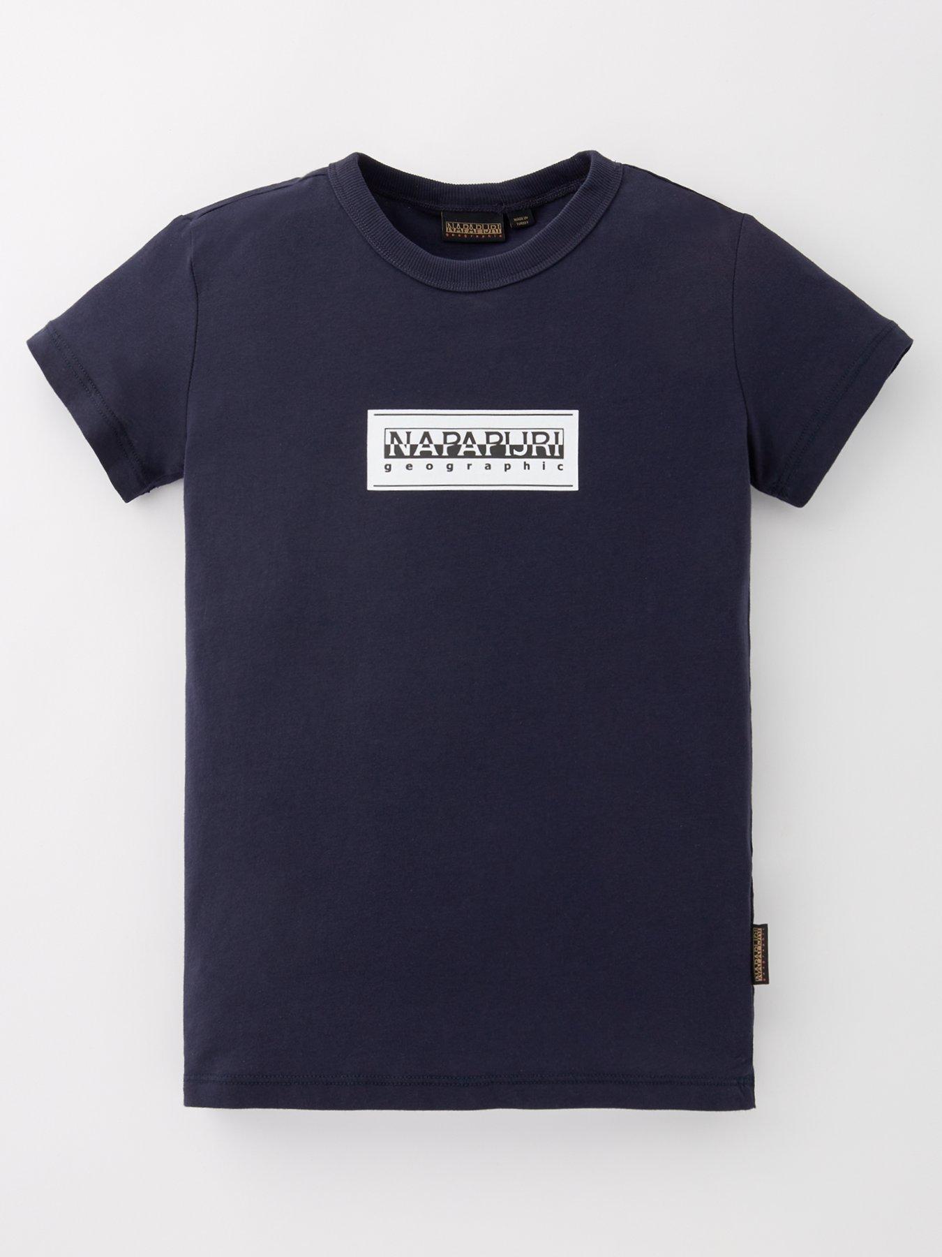 napapijri-kids-chamois-box-logo-t-shirt-navy-blue