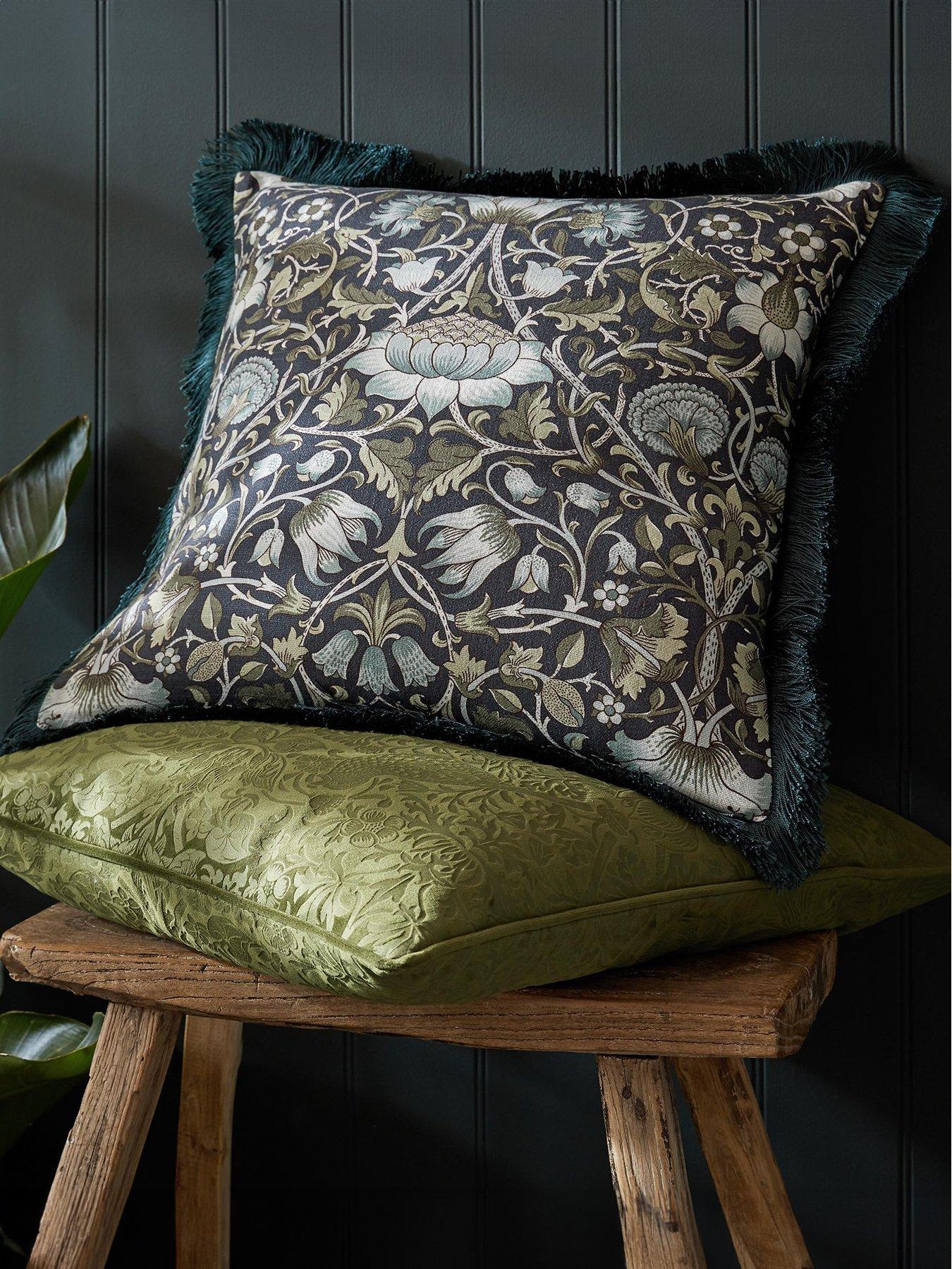 william-morris-at-home-lodden-blue-100-cotton-filled-cushion--50x50cm