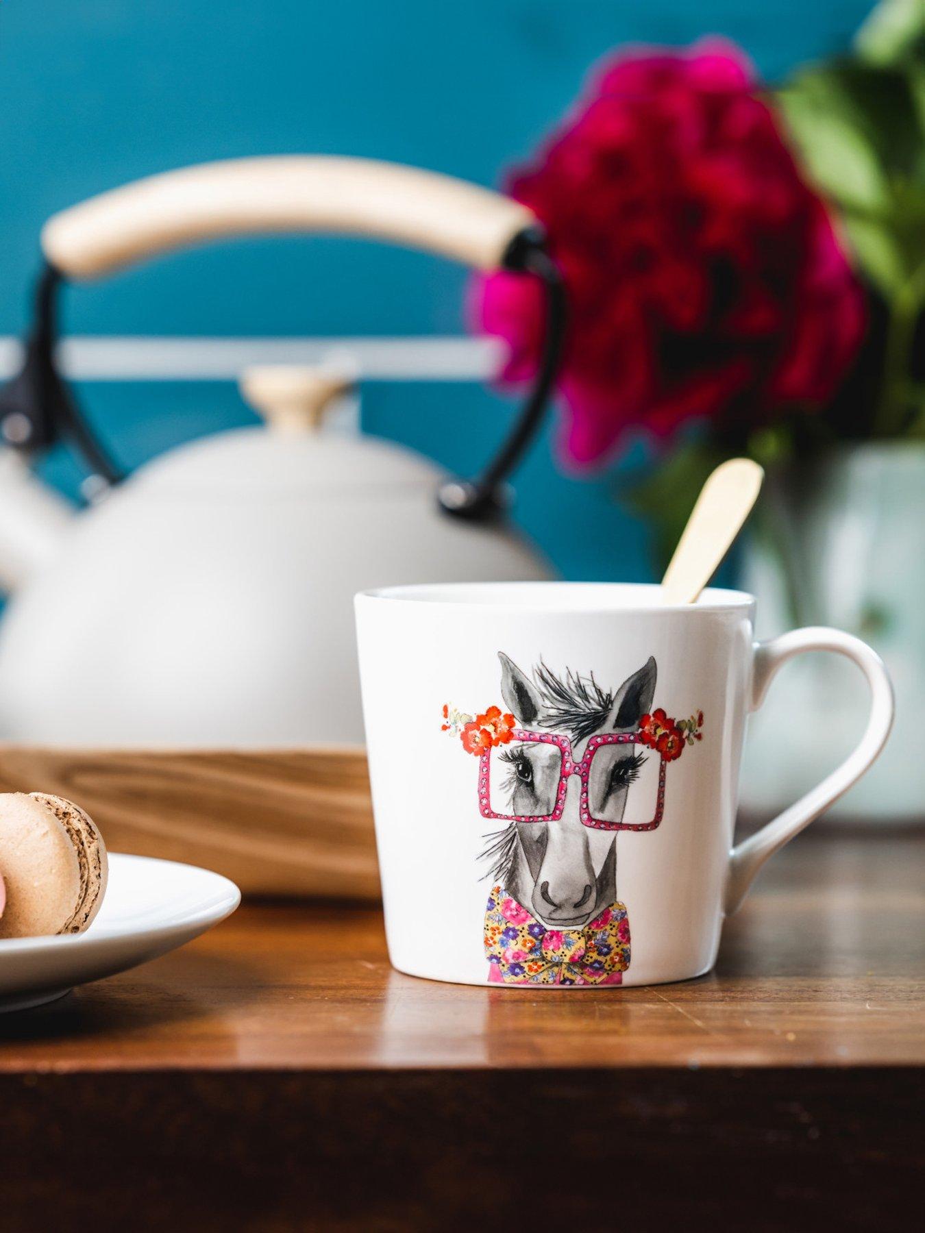 image of mikasa-x-tipperleyhill-380ml-fine-china-mug-horse