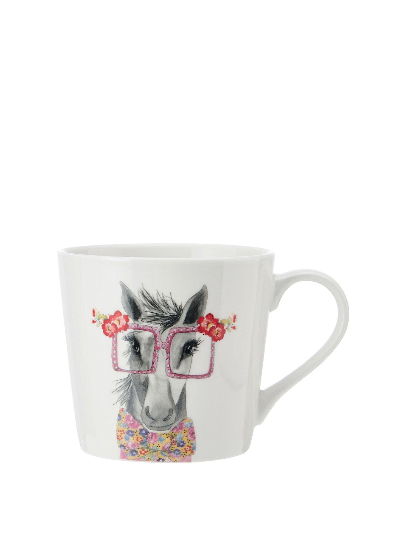  image of mikasa-x-tipperleyhill-380ml-fine-china-mug-horse