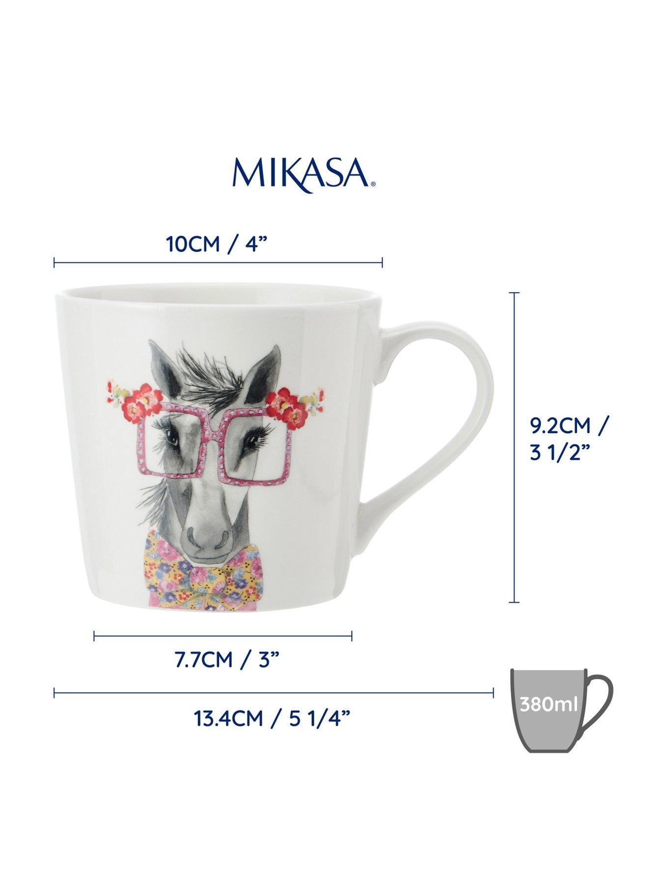  image of mikasa-x-tipperleyhill-380ml-fine-china-mug-horse