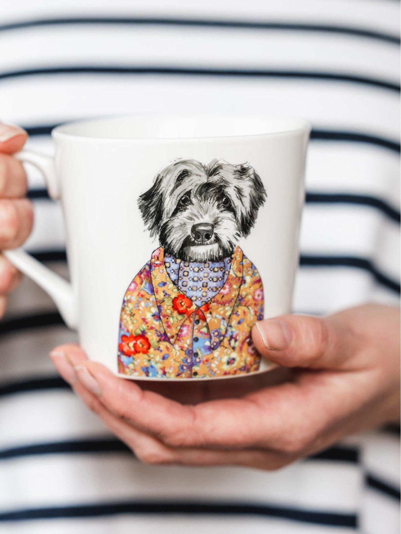  image of mikasa-x-tipperleyhill-380ml-fine-china-mug-cockapoo