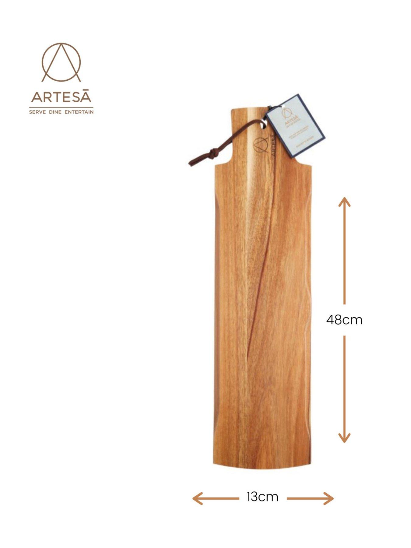  image of artesa-acacia-wood-serving-plankbaguette-board-48x13cm