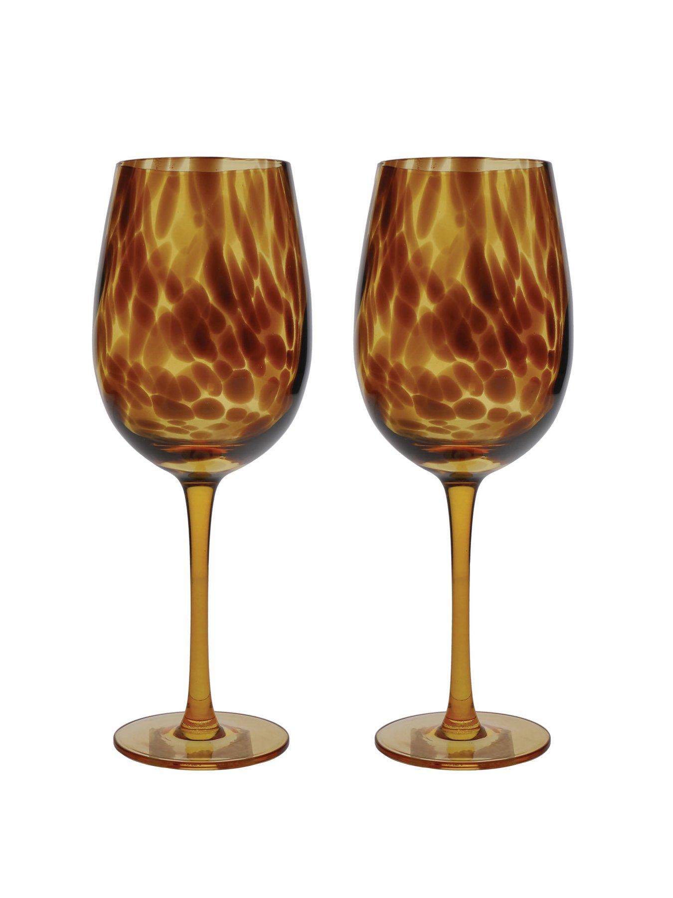  image of barcraft-tortoiseshell-glassware-gift-set-550ml