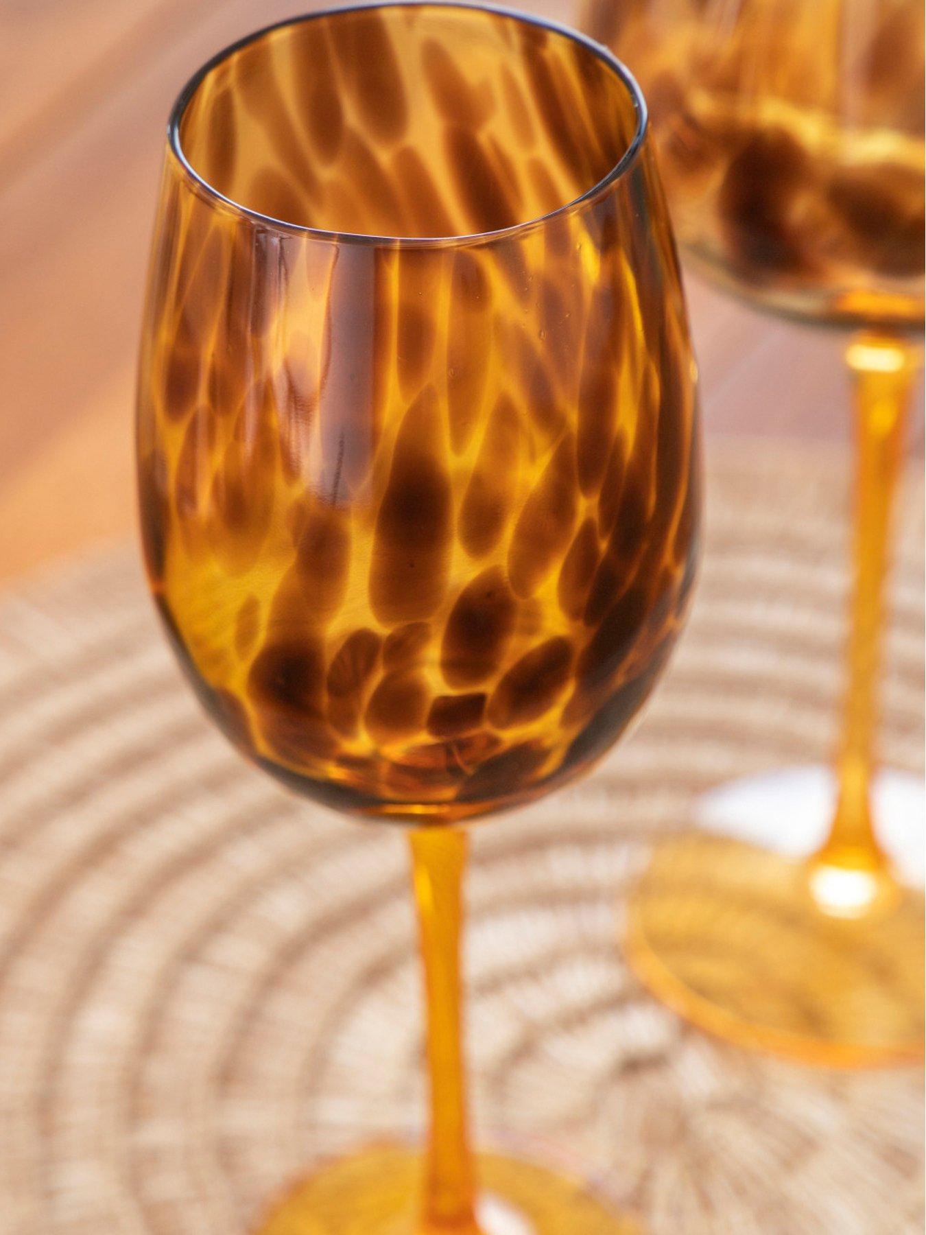 image of barcraft-tortoiseshell-glassware-gift-set-550ml