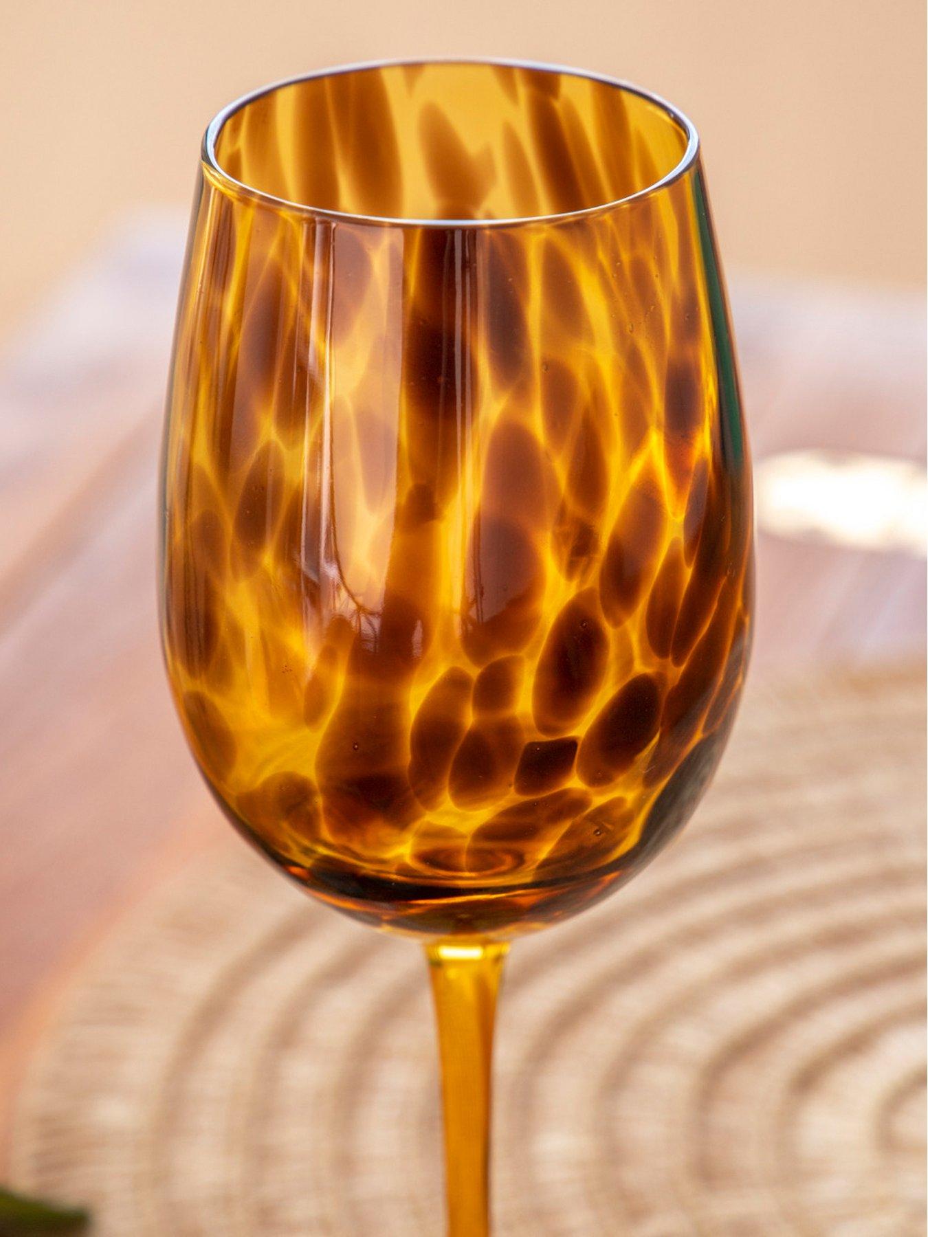  image of barcraft-tortoiseshell-glassware-gift-set-550ml