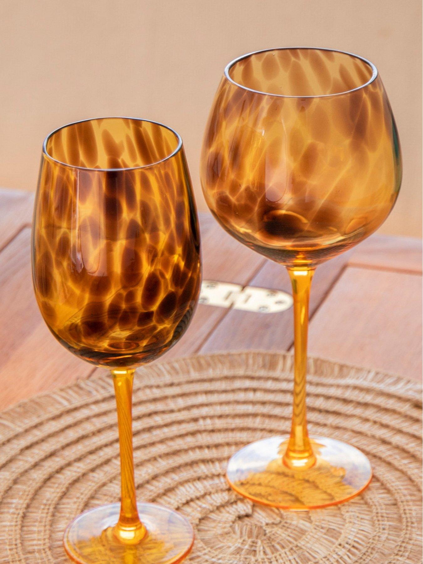  image of barcraft-tortoiseshell-glassware-gift-set-550ml