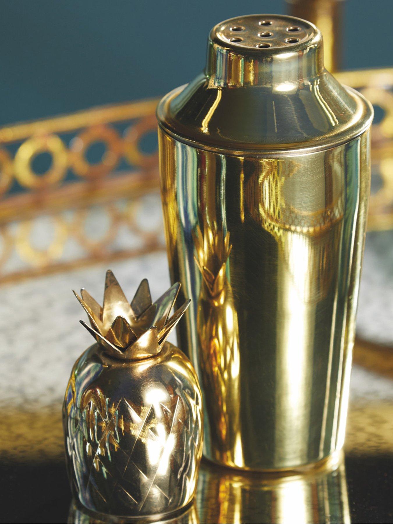 barcraft-brass-finish-mini-cocktail-shaker-325ml