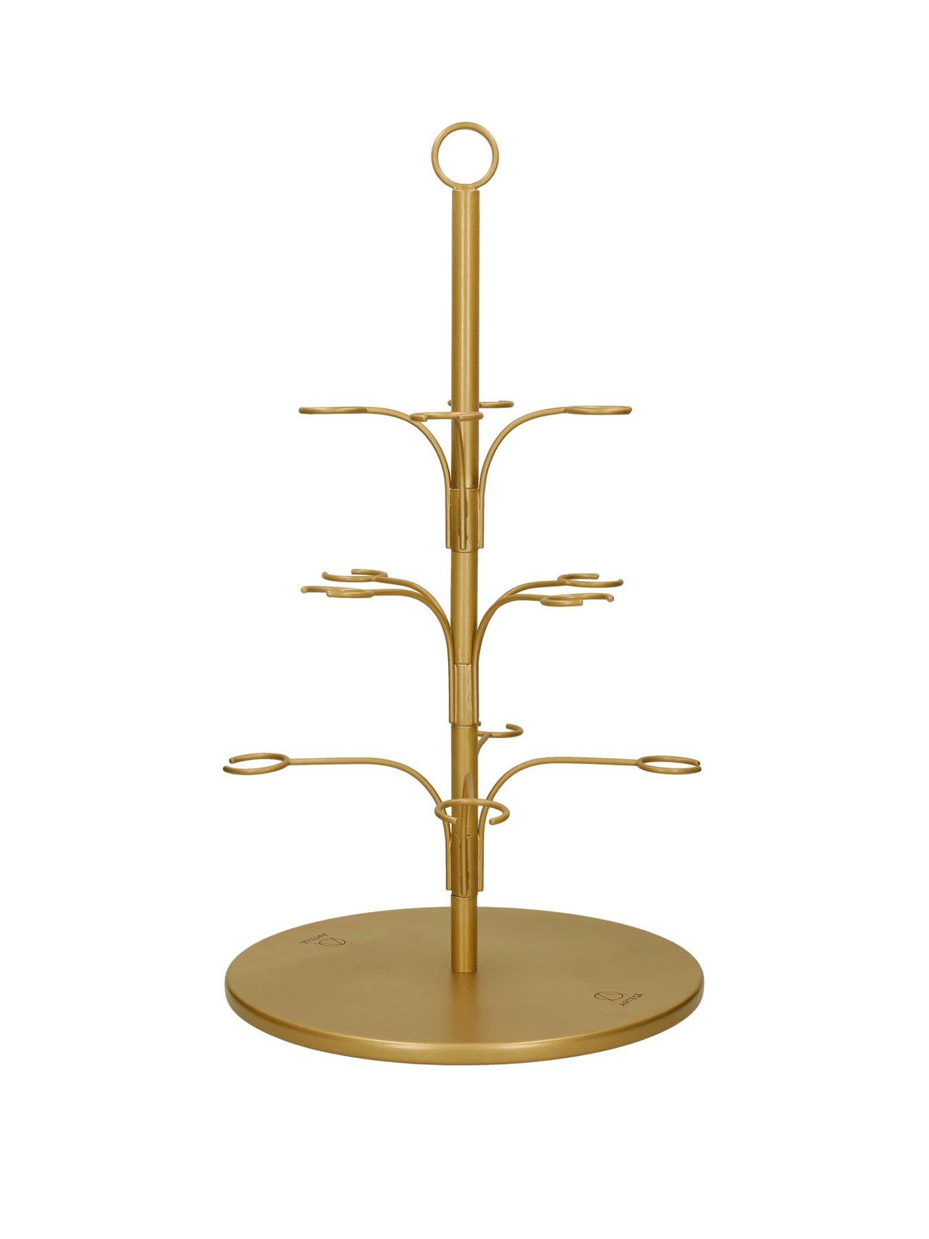  image of artesa-stainless-cocktail-and-nibbles-serving-tree-34-x-34-x-54cm