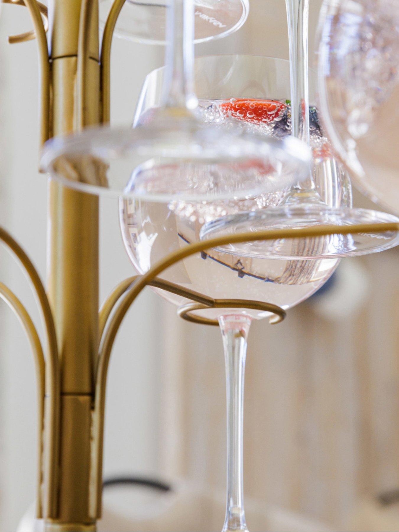  image of artesa-stainless-cocktail-and-nibbles-serving-tree-34-x-34-x-54cm