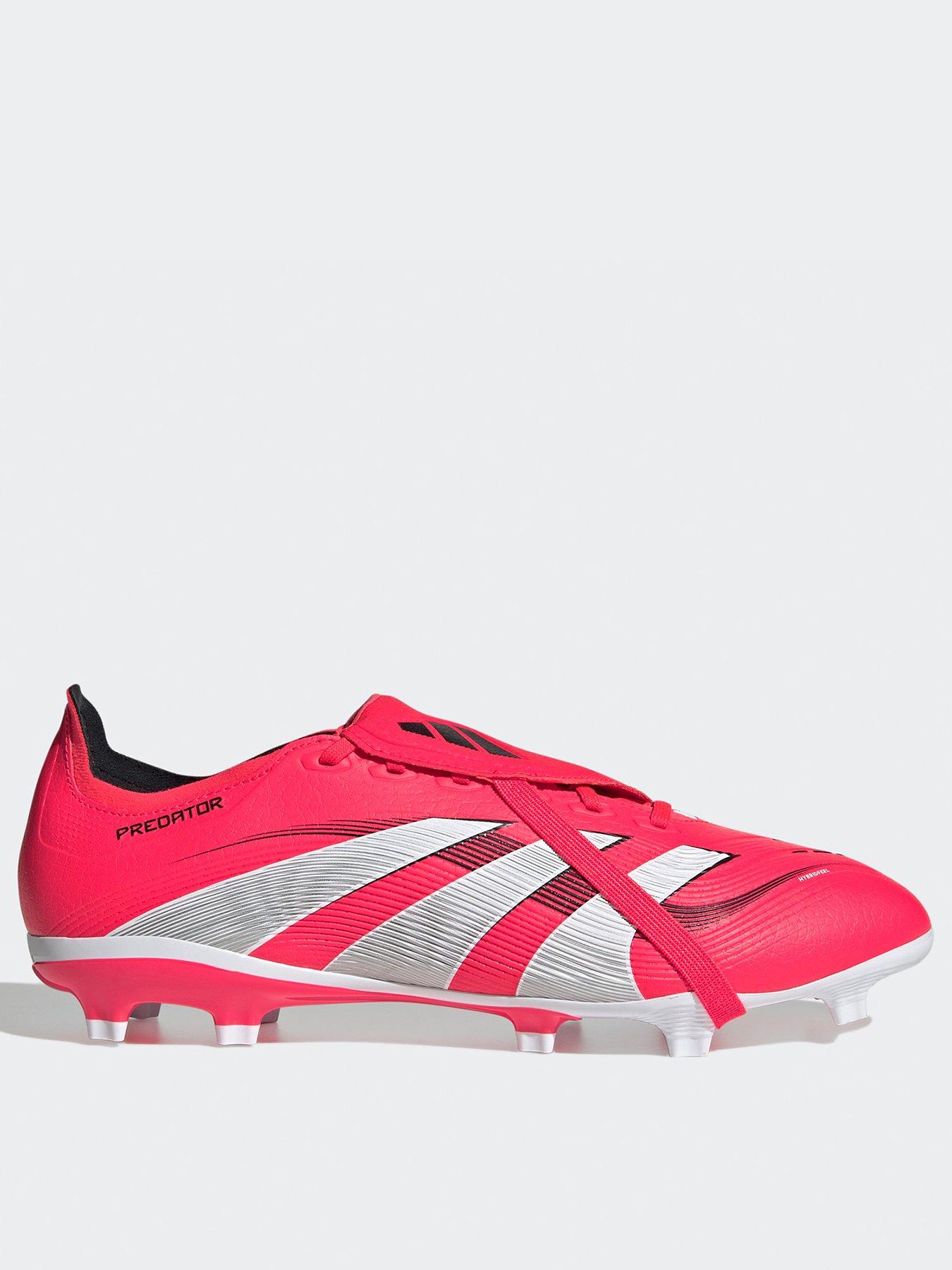 adidas Mens Predator League Fold-Over Tongue Firm Ground Football Boot - Red