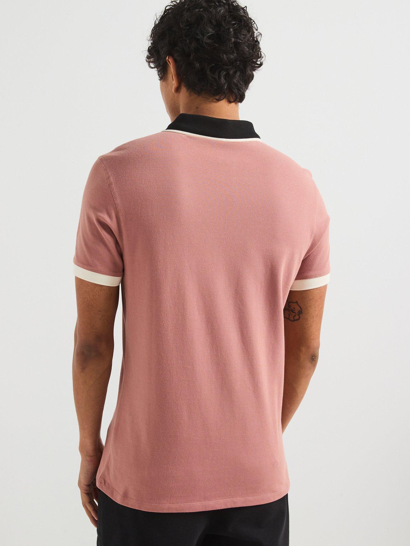 stillFront image of barbour-international-howall-polo-shirt-pink