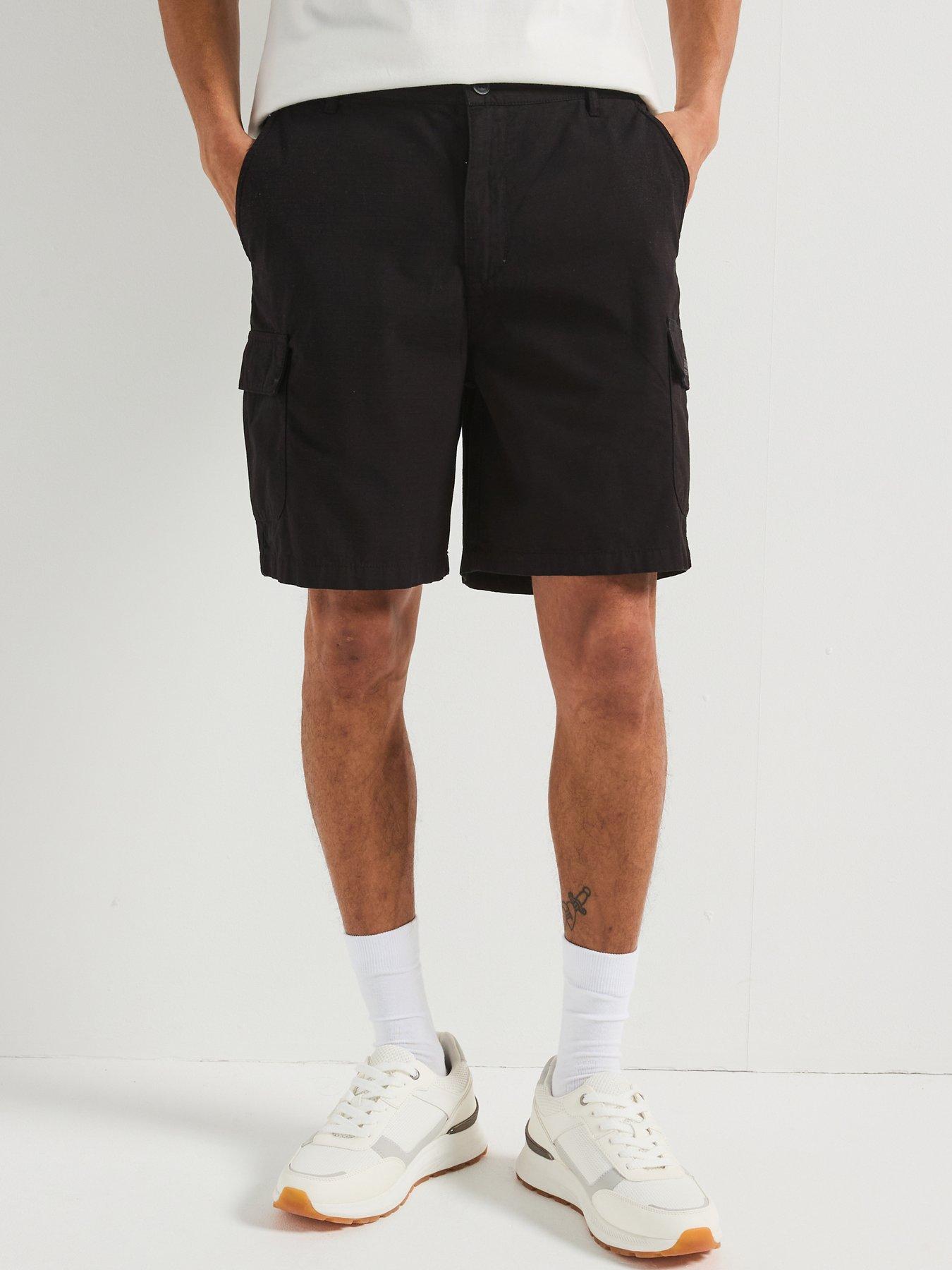 barbour-international-ripstop-cargo-shorts--black