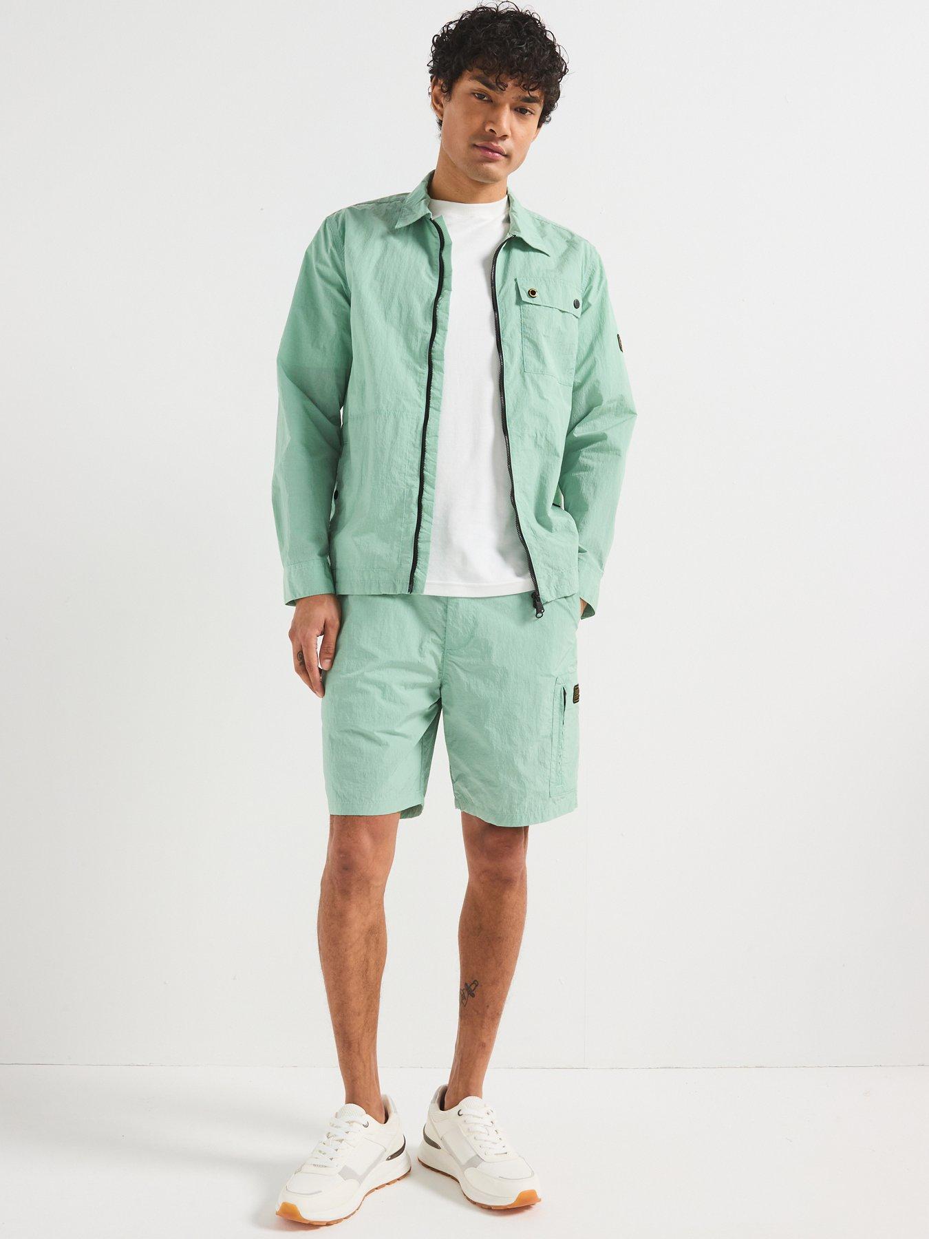  image of barbour-international-inline-casual-shorts-green