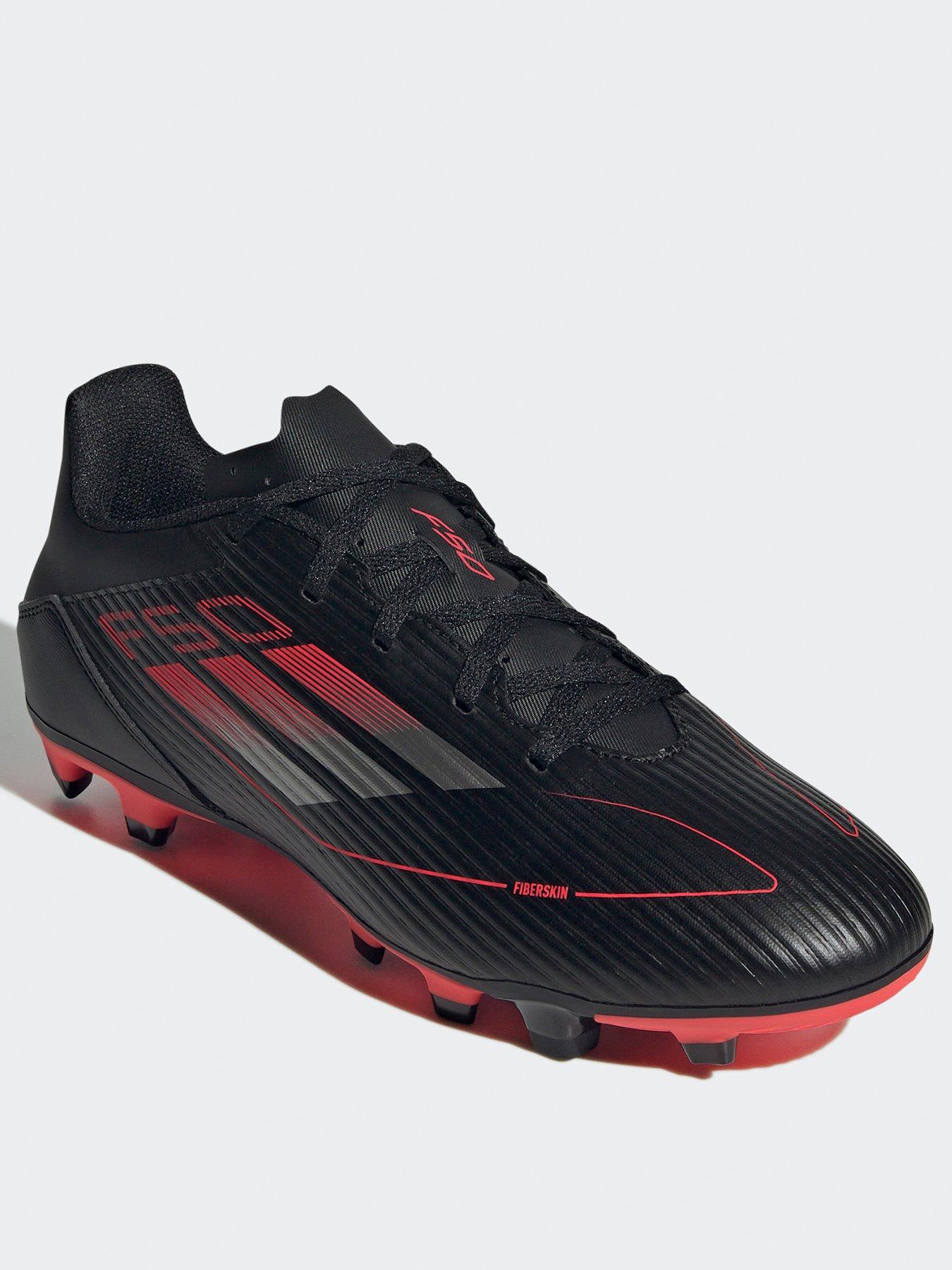 image of adidas-mens-f50-club-firm-ground-football-boot-black