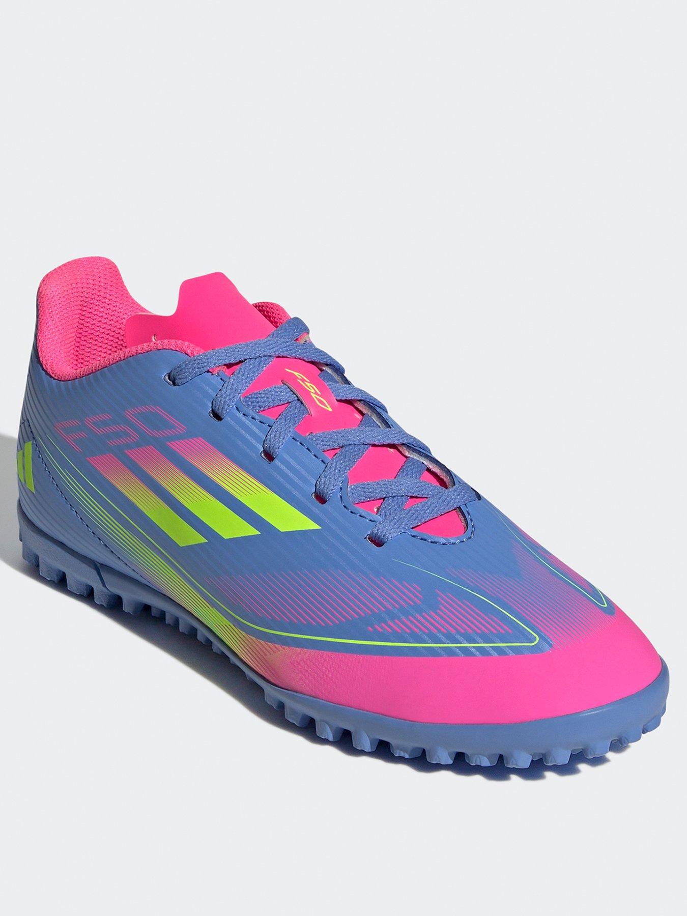 adidas Junior F50 Club Astro Turf Football Boot - Blue | Littlewoods