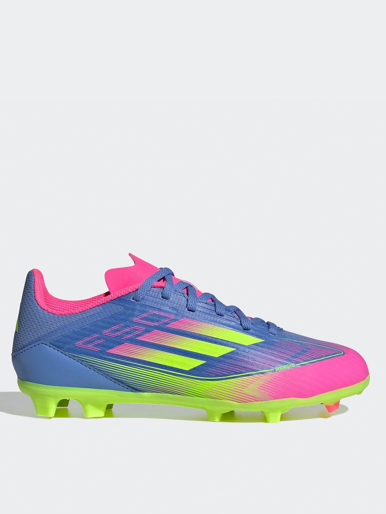  image of adidas-junior-f50-league-firm-ground-football-boot-blue