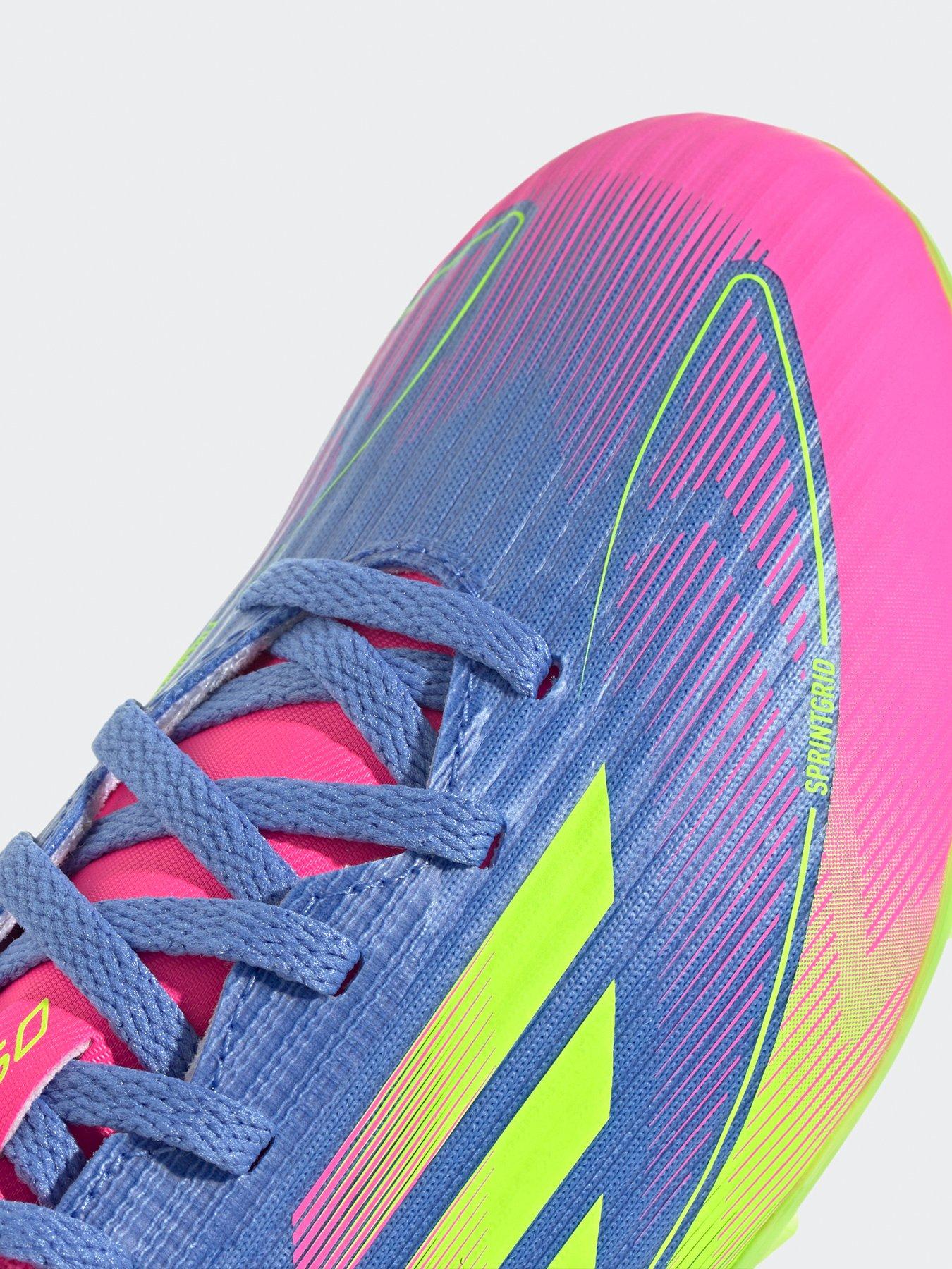  image of adidas-junior-f50-league-firm-ground-football-boot-blue