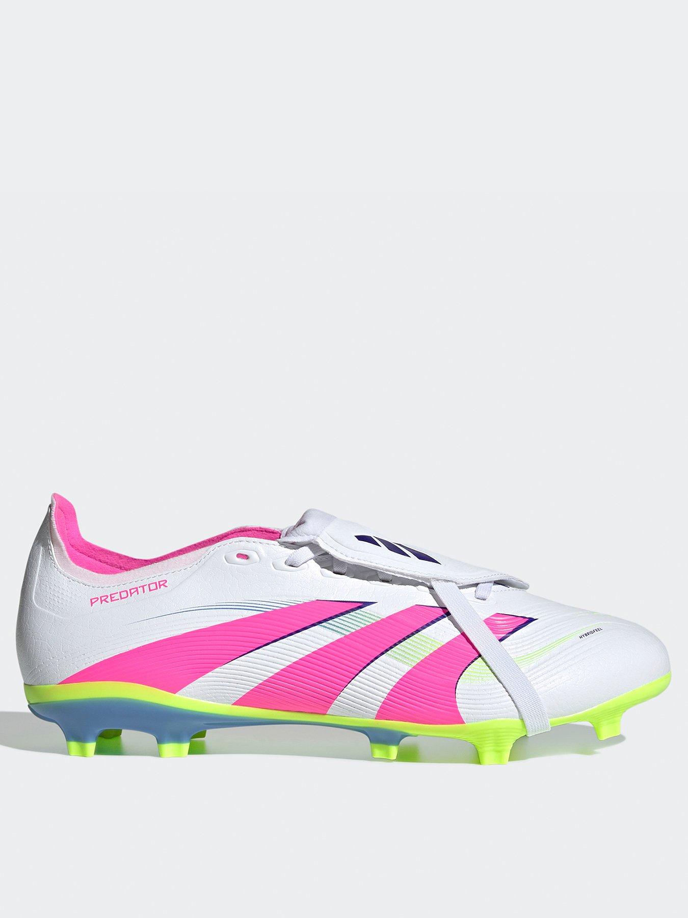 adidas Mens Predator League Fold-Over Tongue Firm Ground Football Boot - White