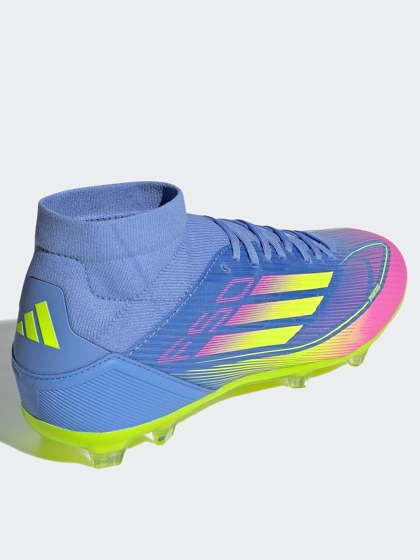  image of adidas-mens-f50-league-mid-firm-ground-football-boot-blue