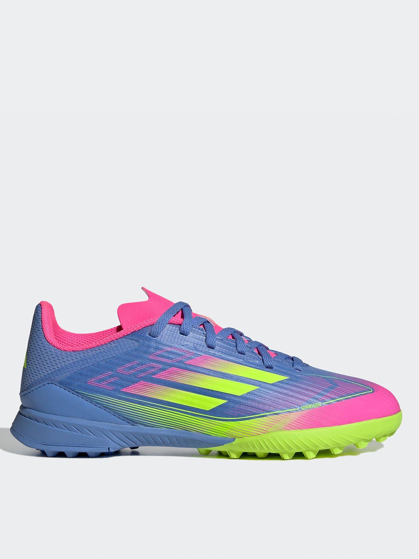 adidas Junior F50 League Astro Turf Football Boot Blue Littlewoods